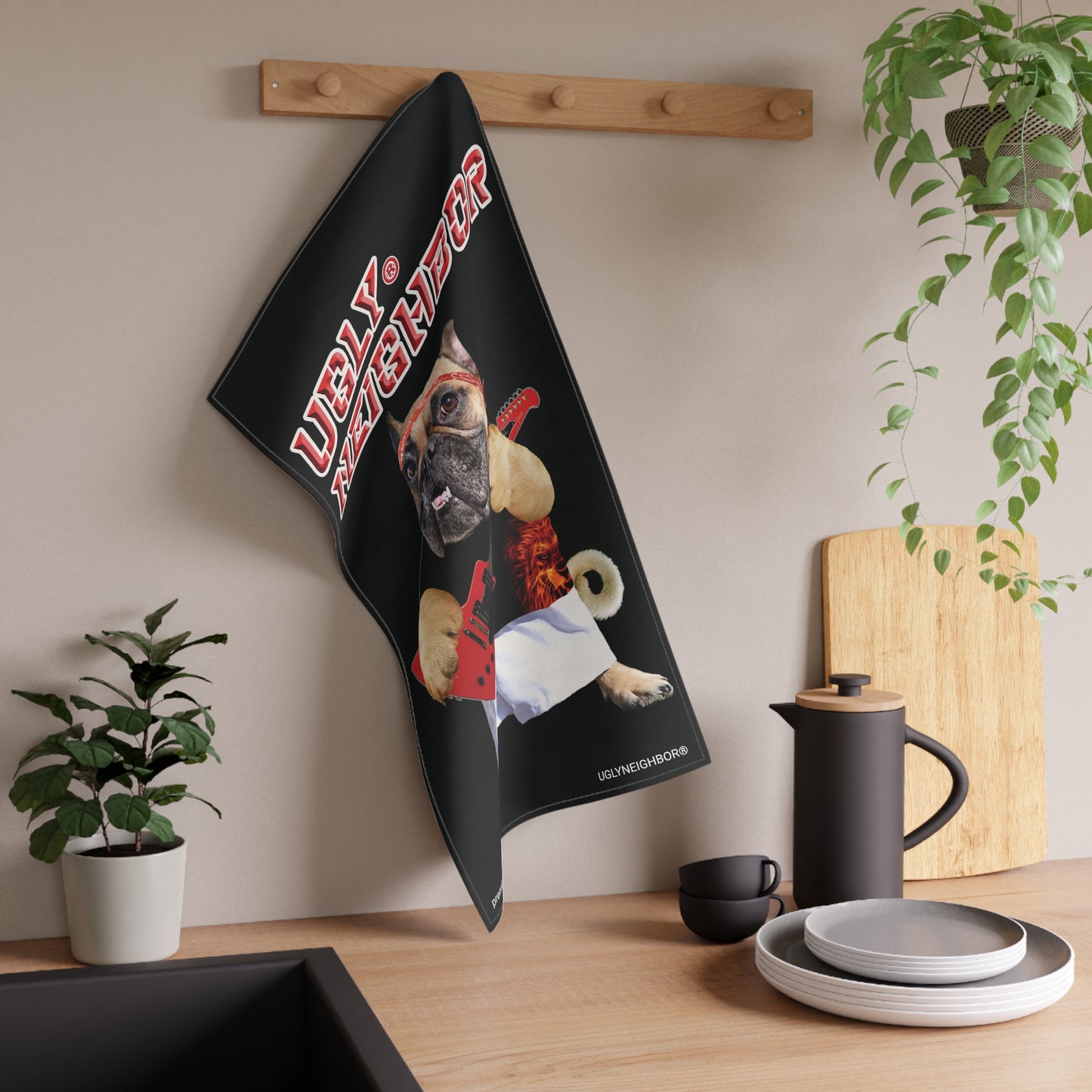 Ugly Neighbor Kitchen Towel