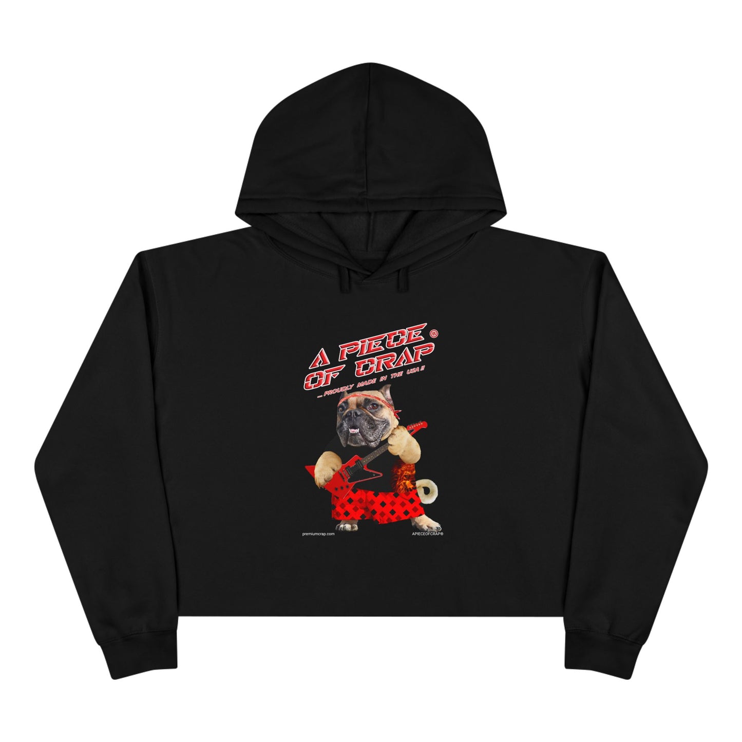 A Piece of Crap Cropped Hoodie