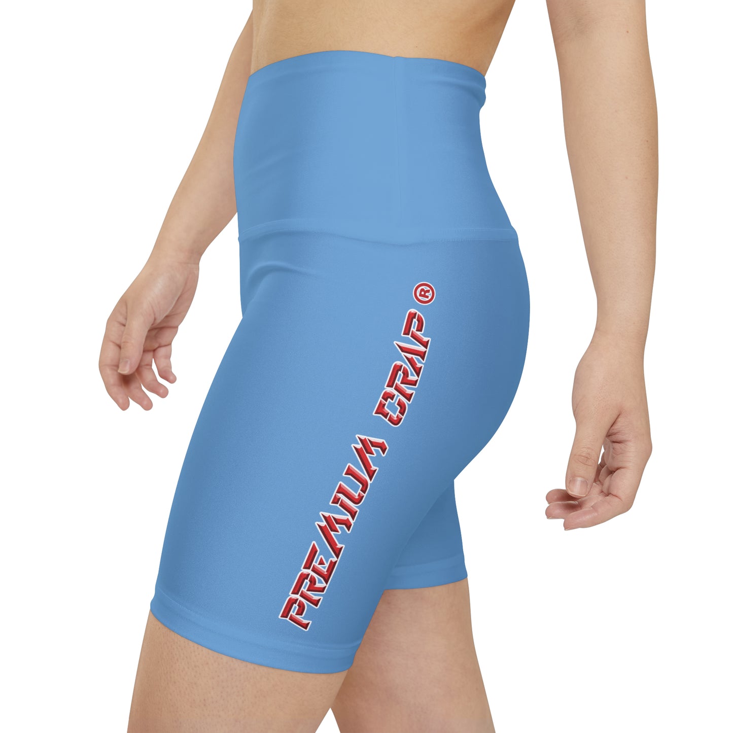 Premium Crap II Women's Workout Shorts - Light Blue