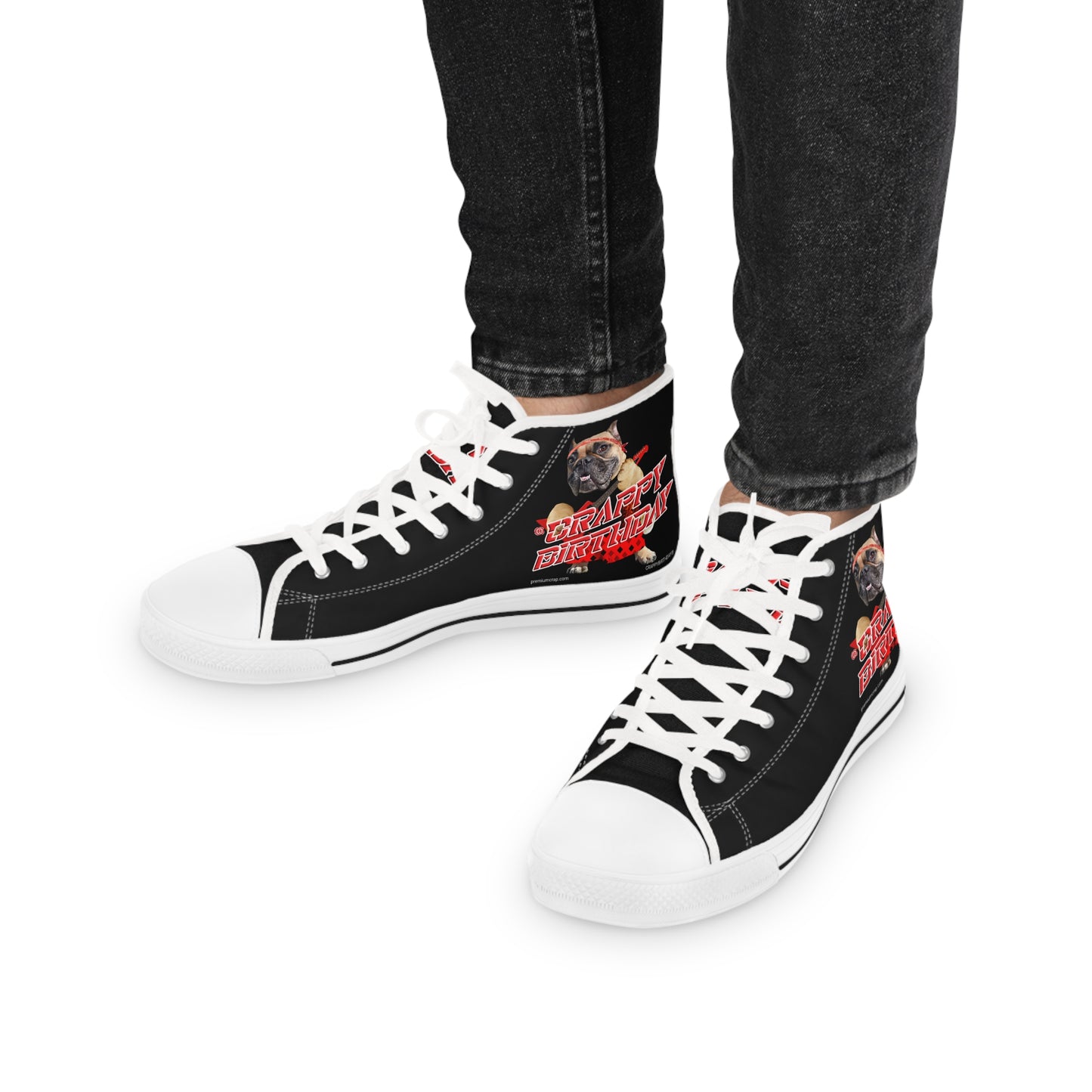 Crappy Birthday II Men's High Top Sneakers