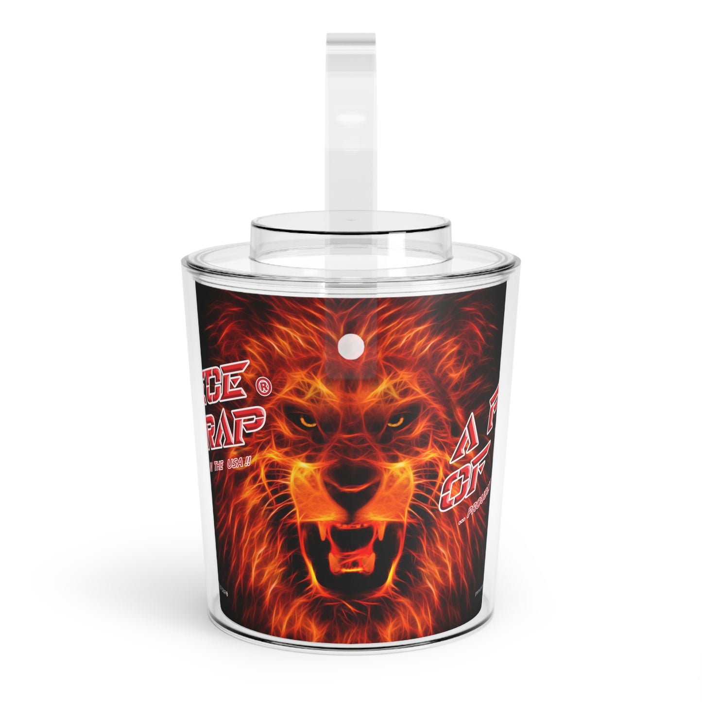 A Piece Of Crap Ice Bucket with Tongs