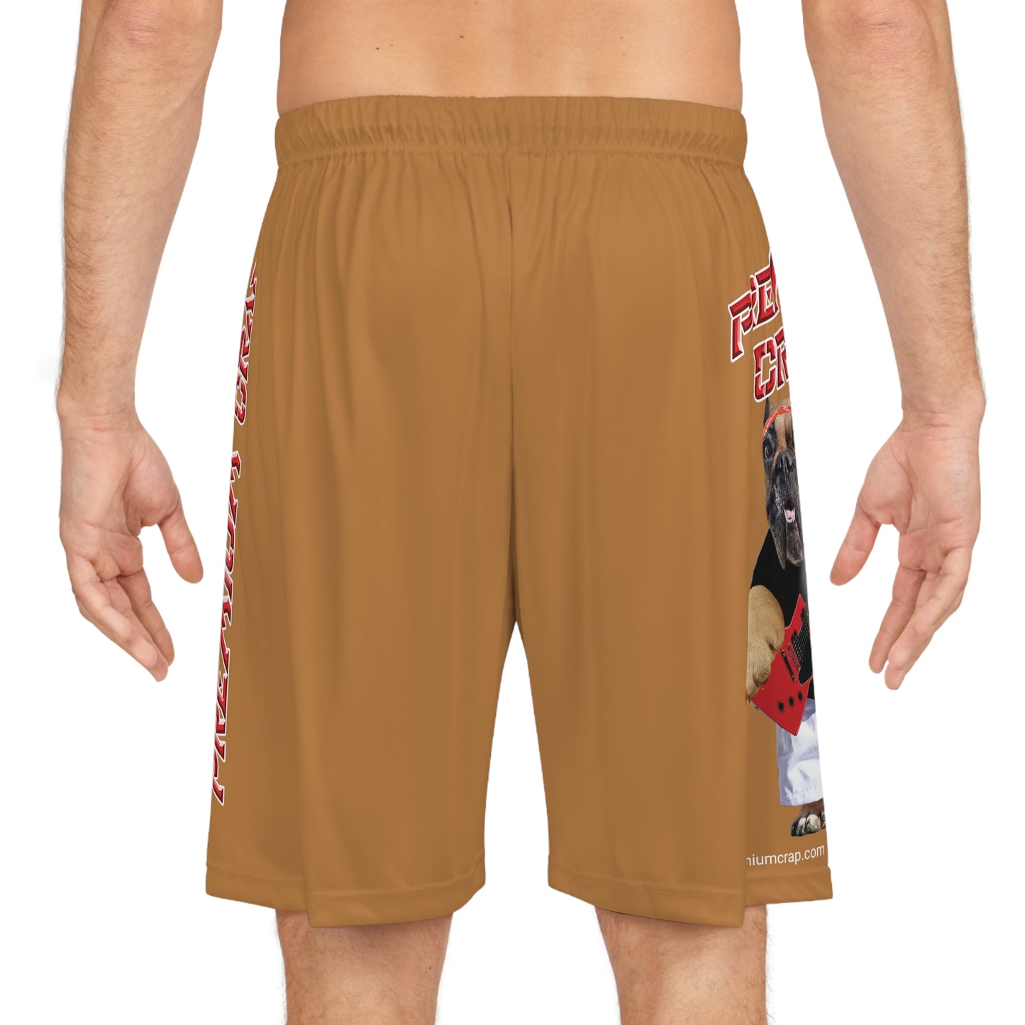 Premium Crap Basketball Shorts - Light Brown