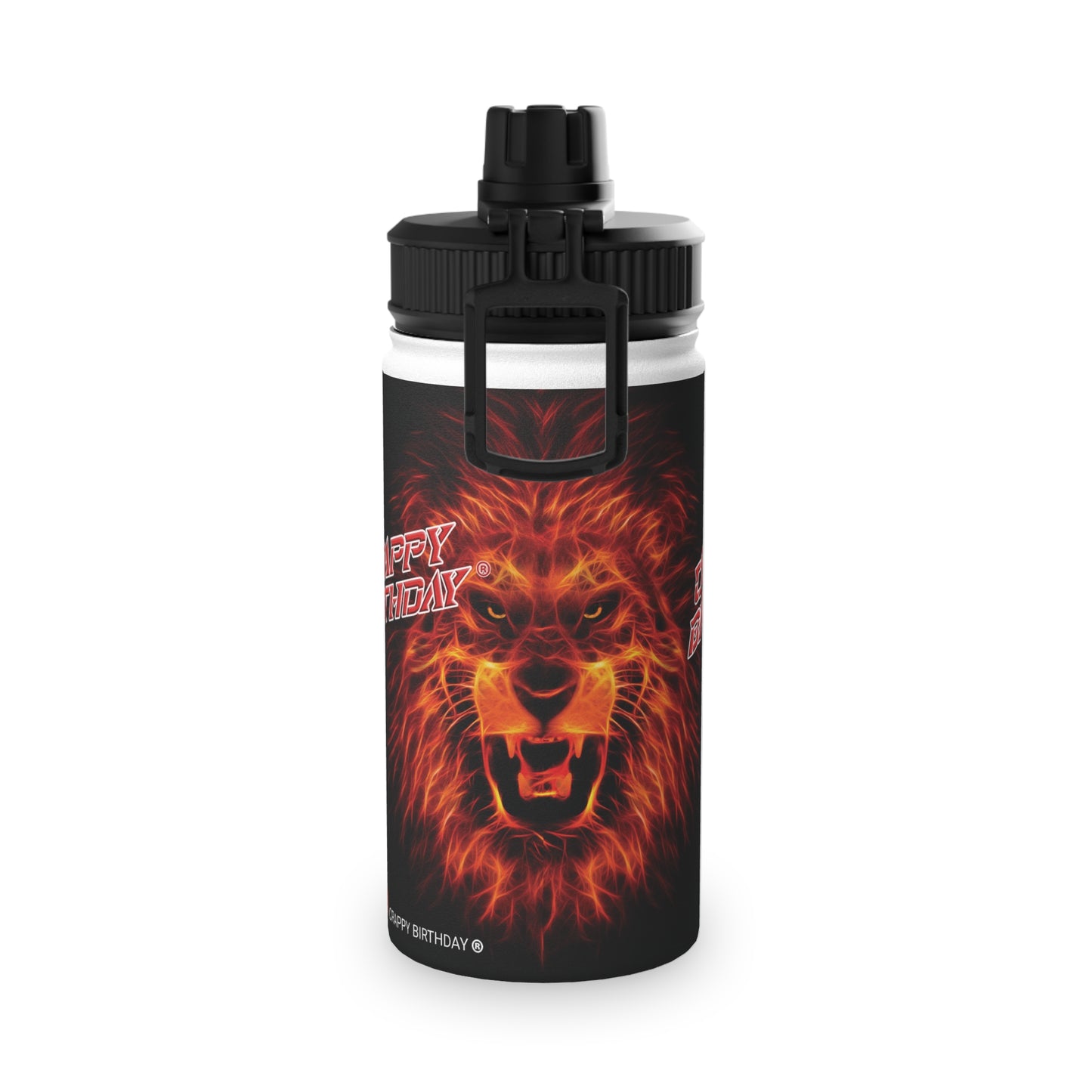 Crappy Birthday Stainless Steel Water Bottle, Sports Lid