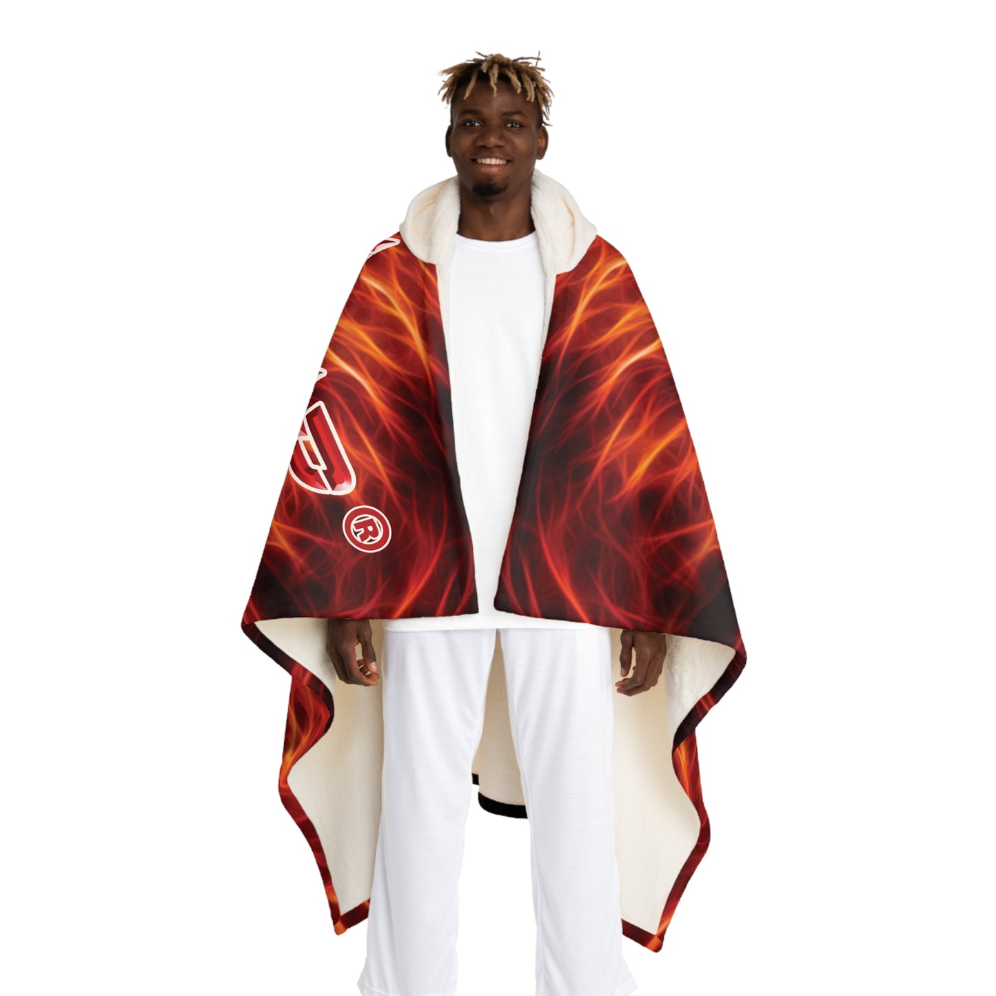 Premium Crap Hooded Sherpa Fleece Blanket