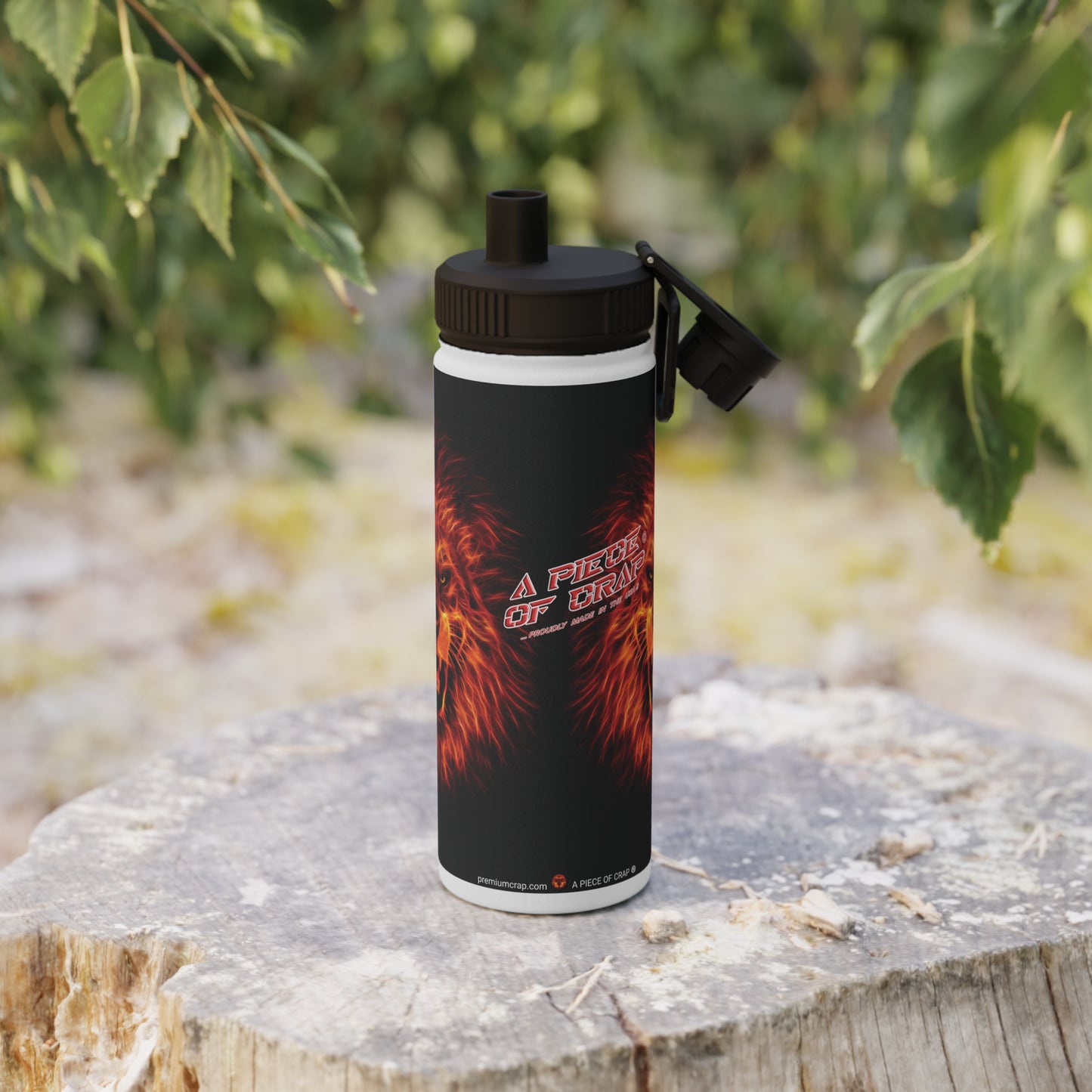 A Piece Of Crap Stainless Steel Water Bottle, Sports Lid