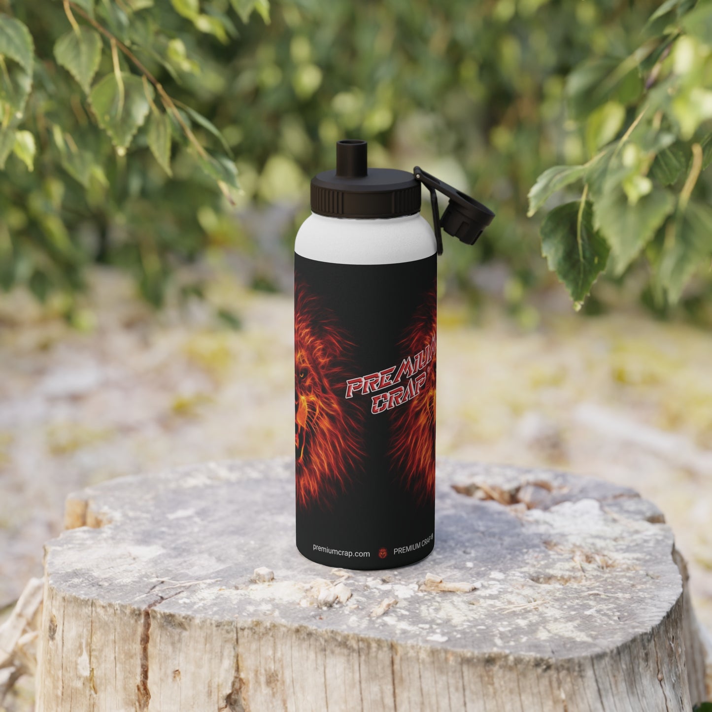 Premium Crap Stainless Steel Water Bottle, Sports Lid