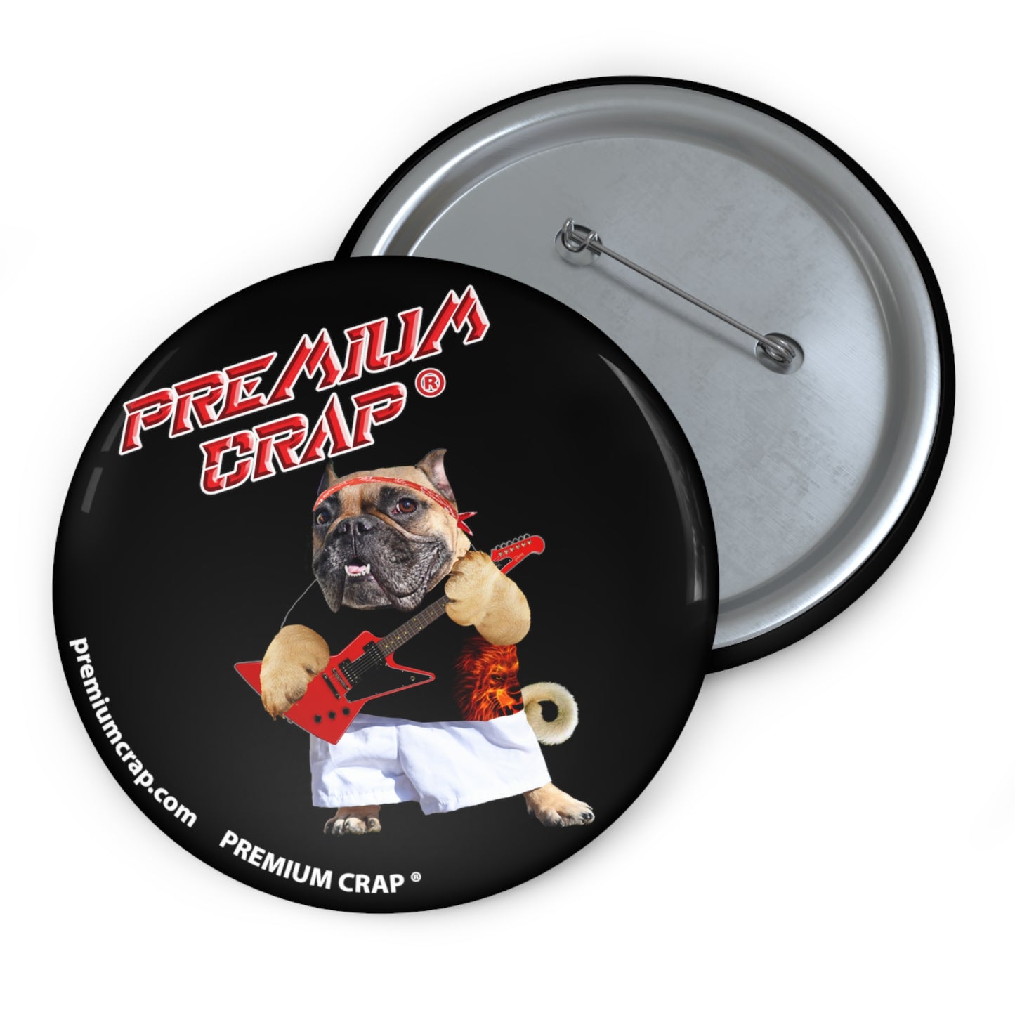 Premium Crap Pin Button
