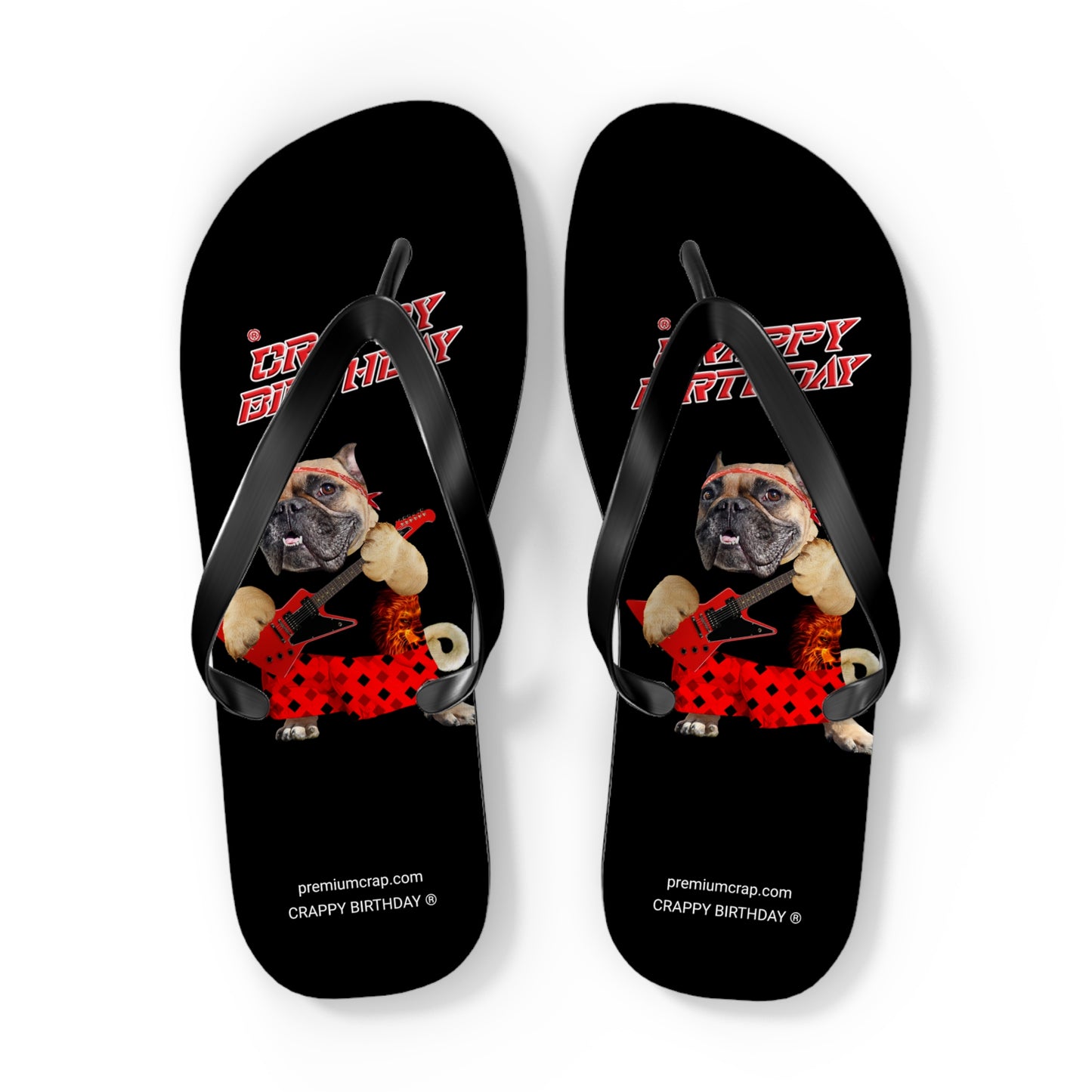 Crappy Birthday II Flip Flops