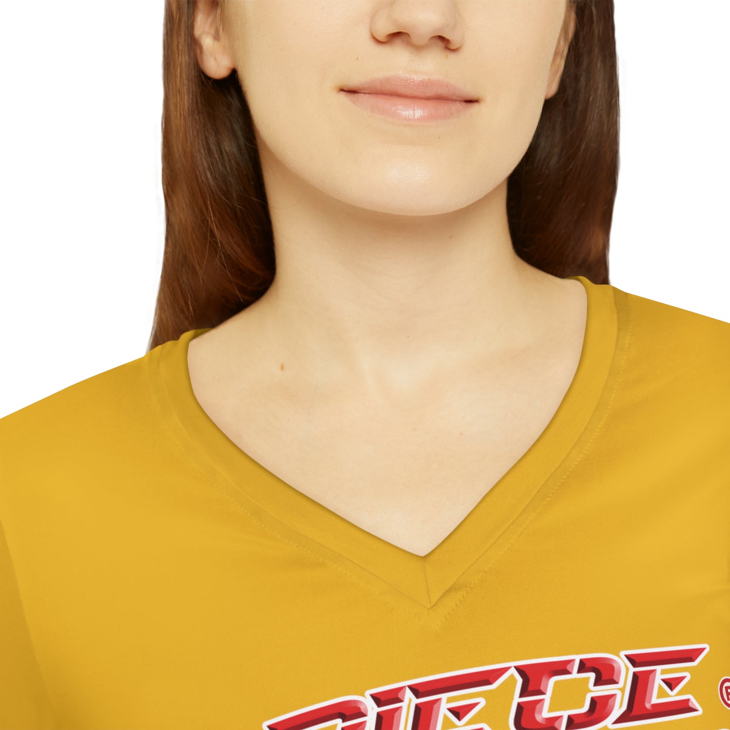 A Piece Of Crap II Women's Long Sleeve V-neck Shirt - Yellow