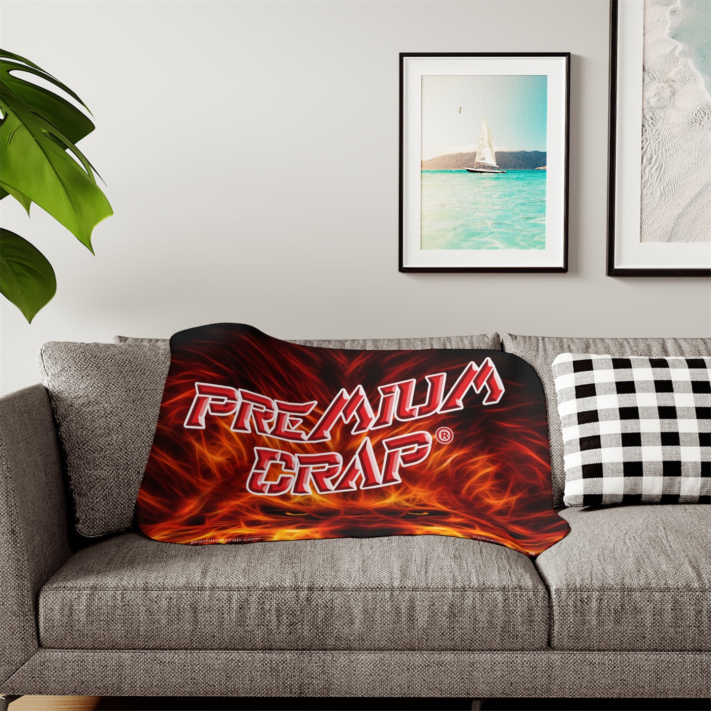 Premium Crap Sherpa Blanket