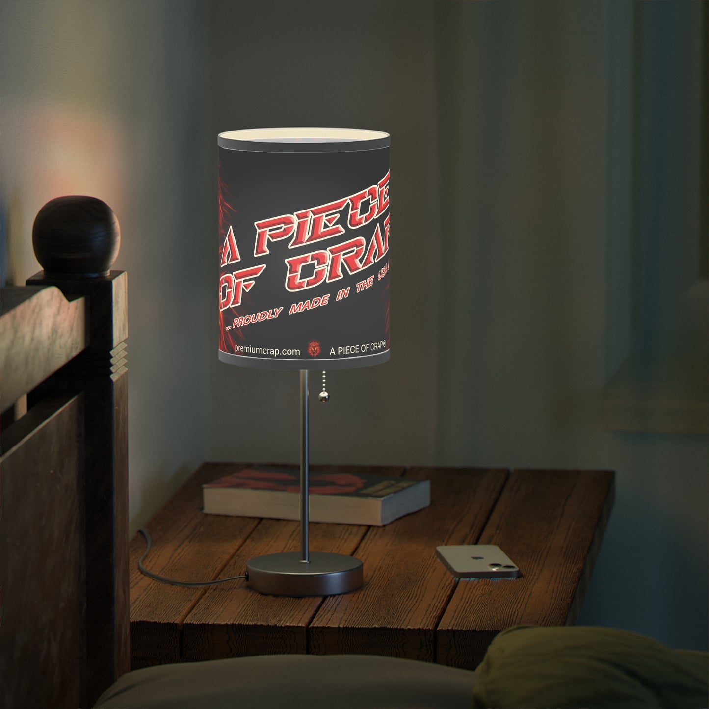 A Piece Of Crap Lamp on a Stand