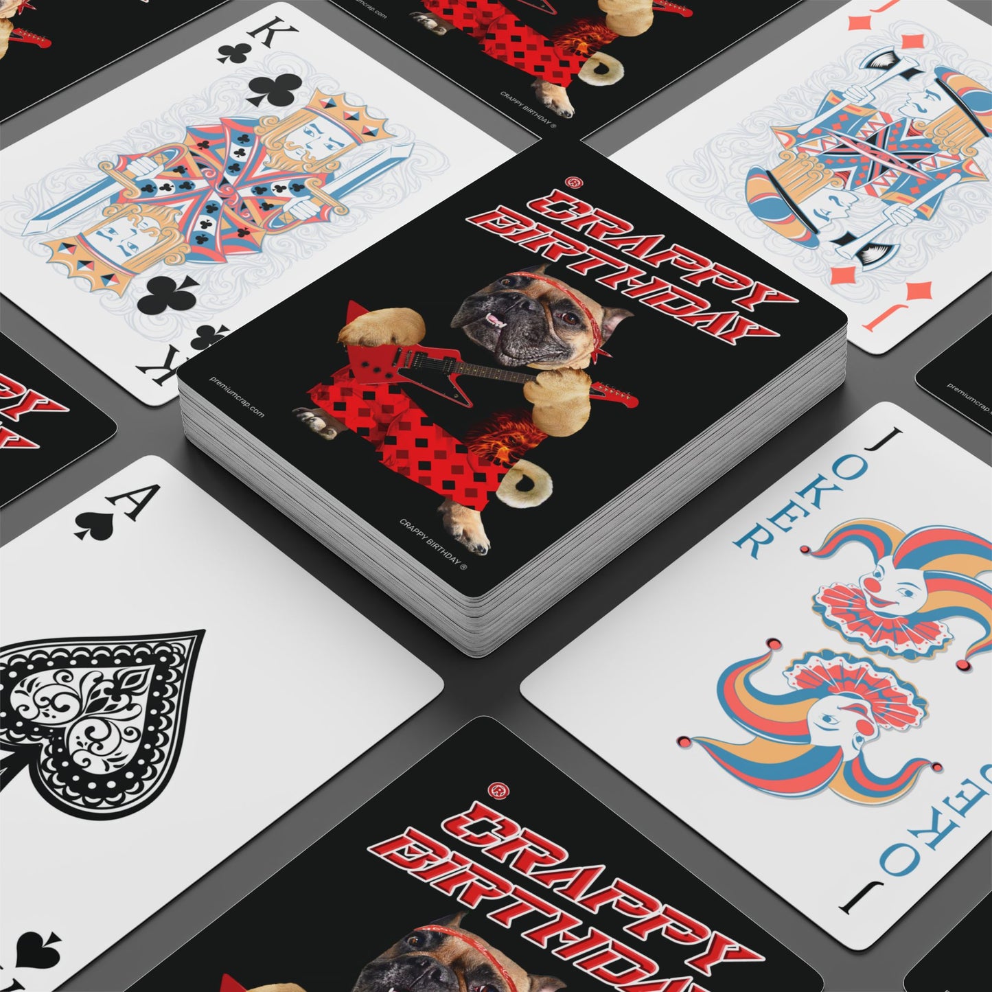 Crappy Birthday II Poker Cards