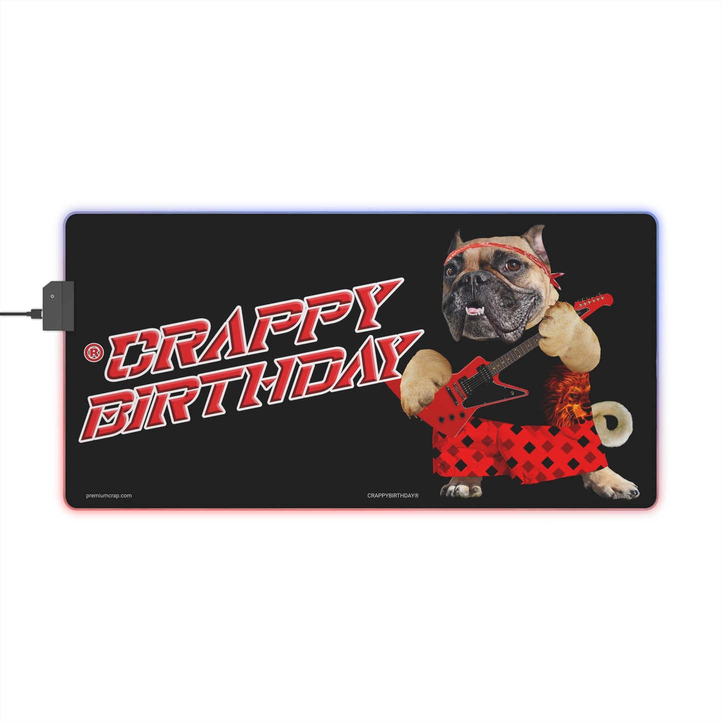 Crappy Birthday II LED Gaming Mouse Pad