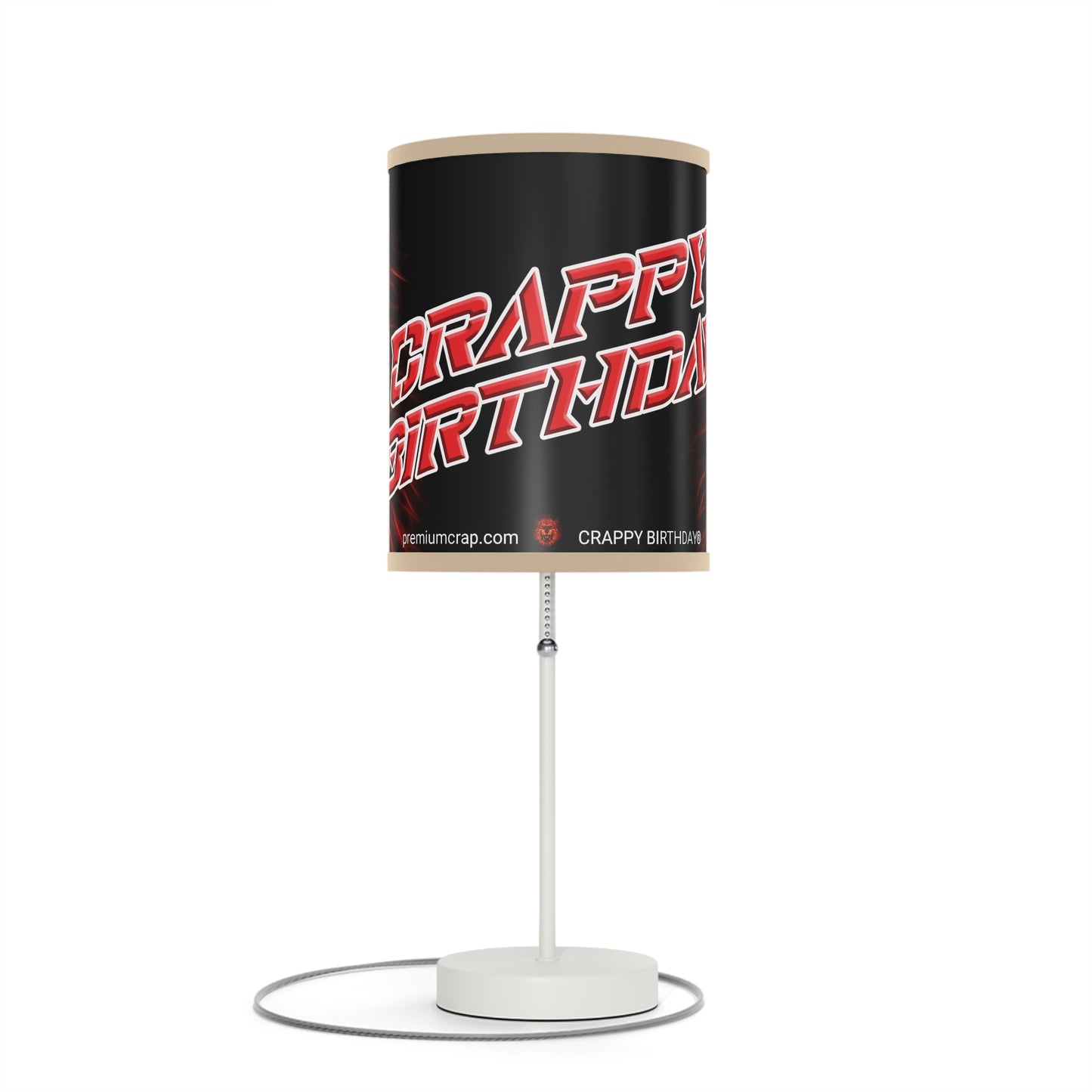 Crappy Birthday Lamp on a Stand