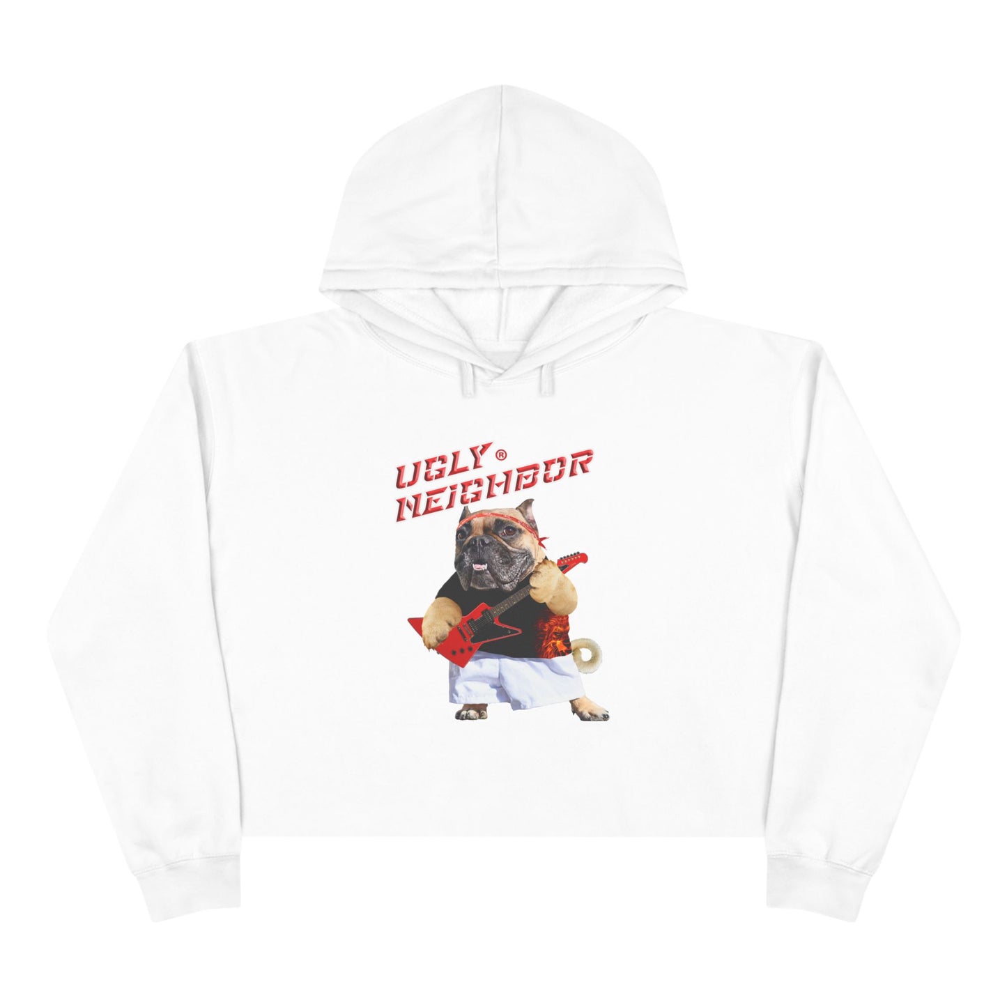 Ugly Neighbor Cropped Hoodie