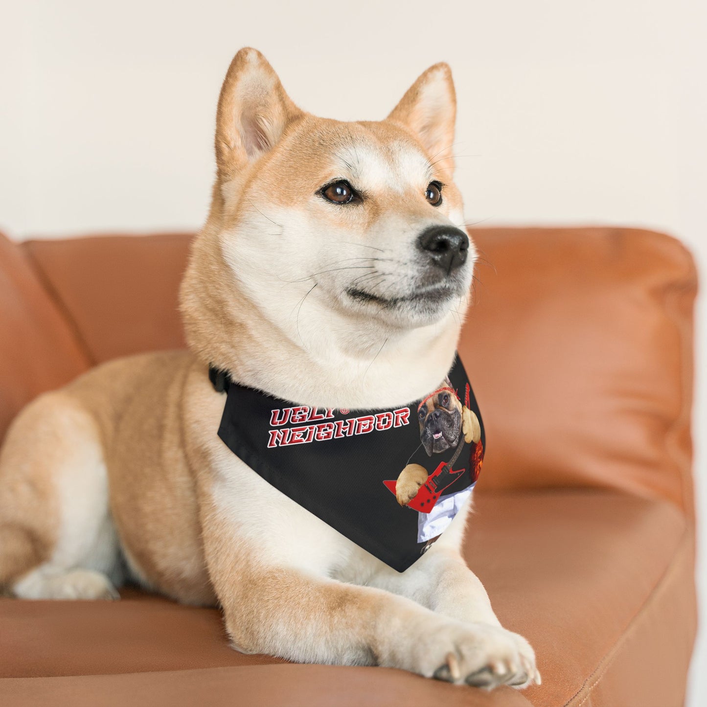 Ugly Neighbor Pet Bandana Collar