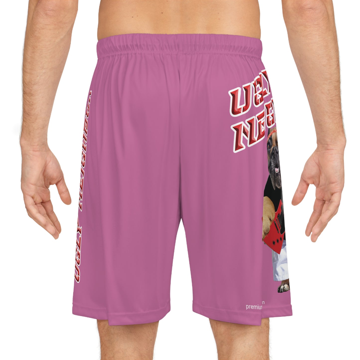 Ugly Neighbor BougieBooty Baller Shorts - Light Pink
