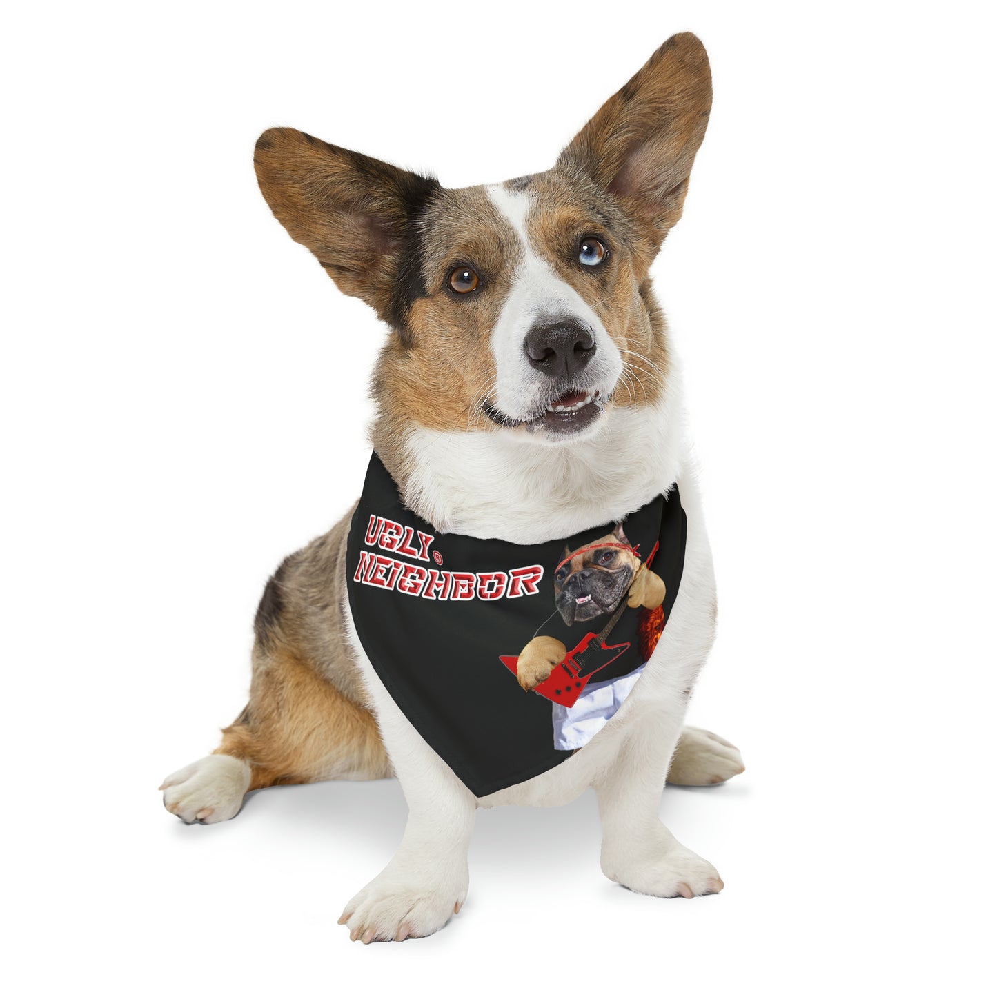 Ugly Neighbor Pet Bandana Collar