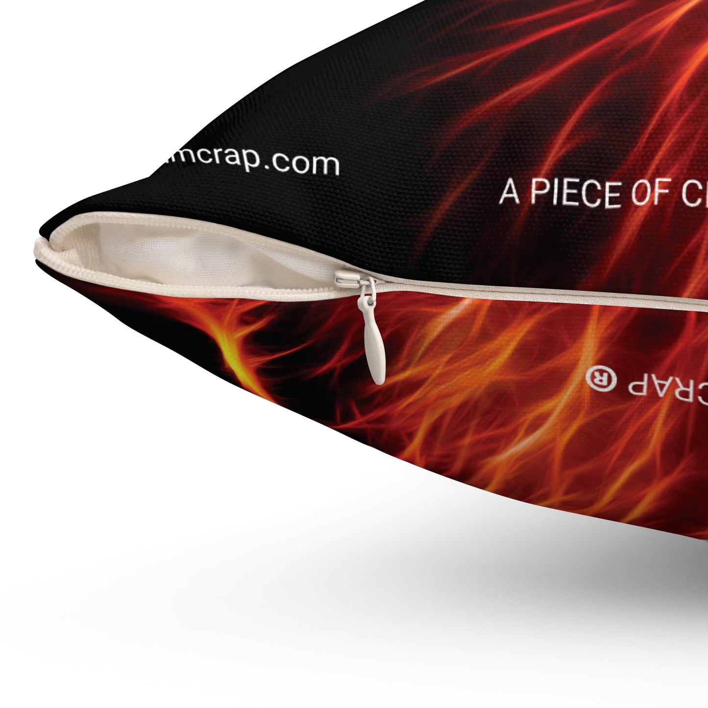 A Piece Of Crap Spun Polyester Square Pillow