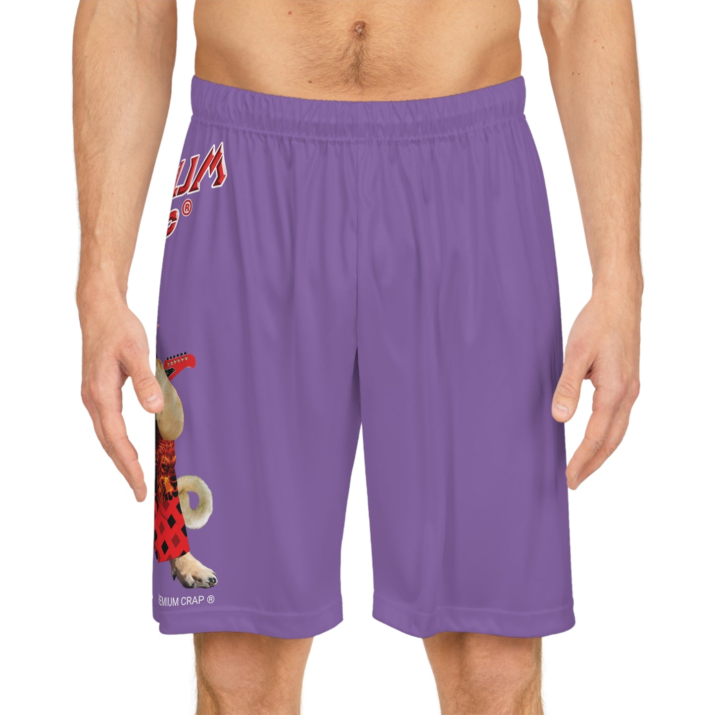 Premium Crap II Basketball Shorts - Light Purple