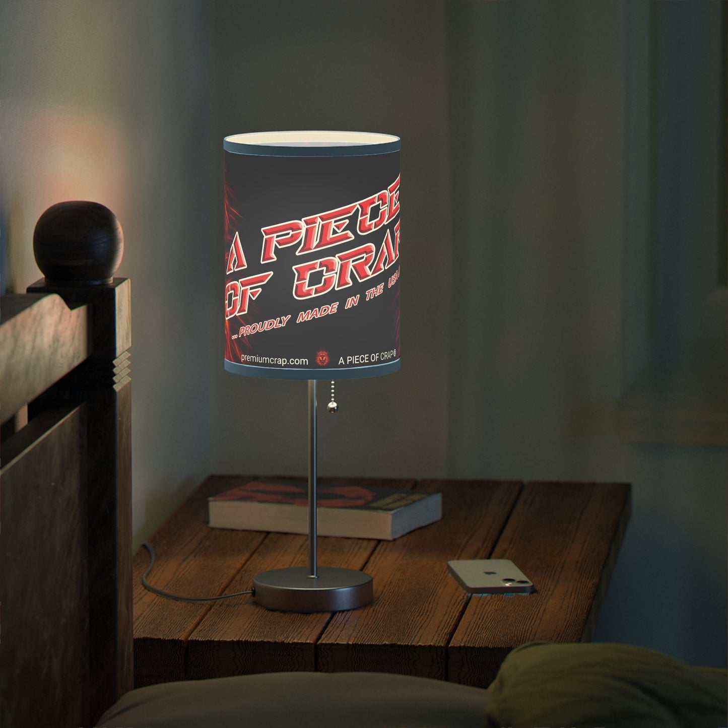 A Piece Of Crap Lamp on a Stand