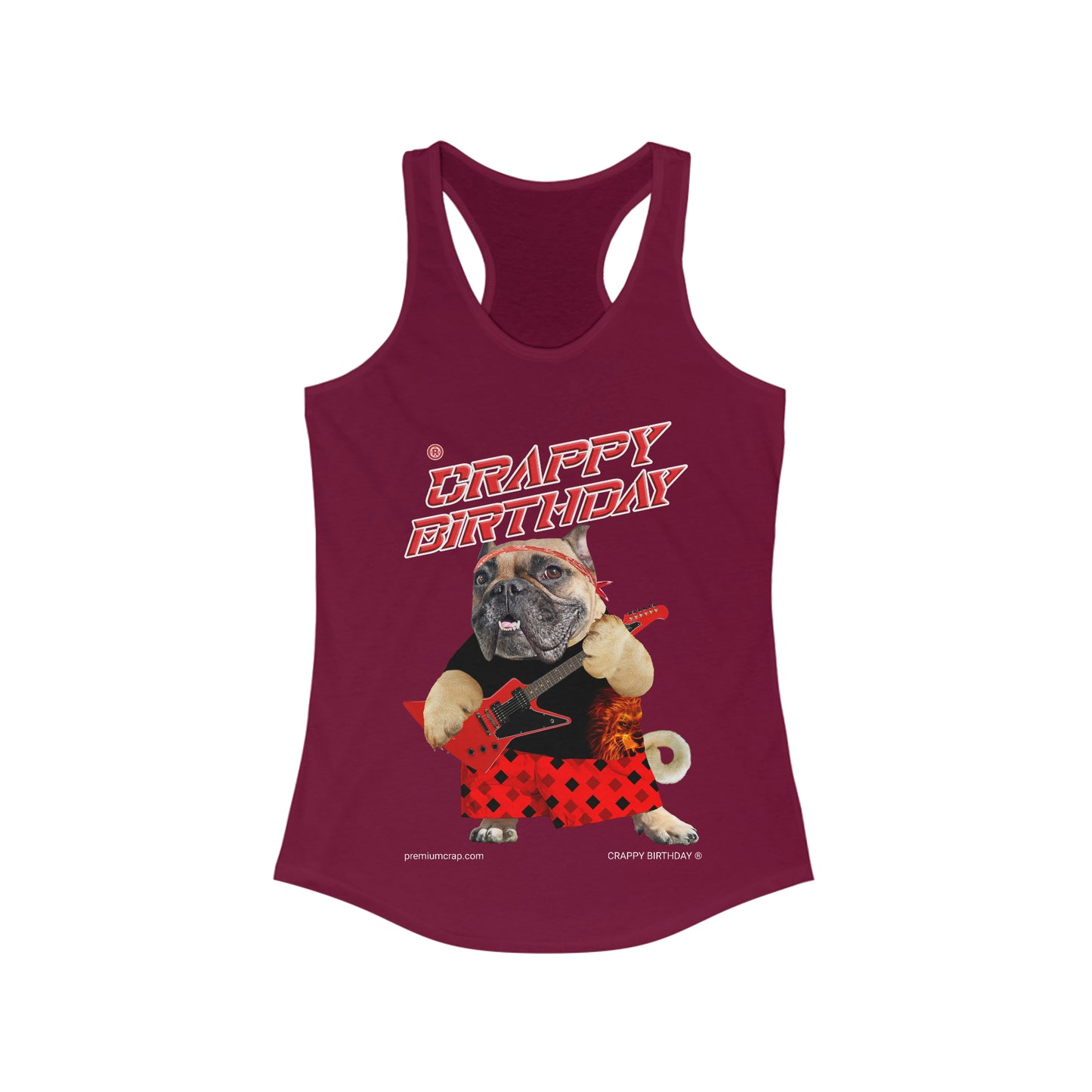 Crappy Birthday II Women's Ideal Racerback Tank