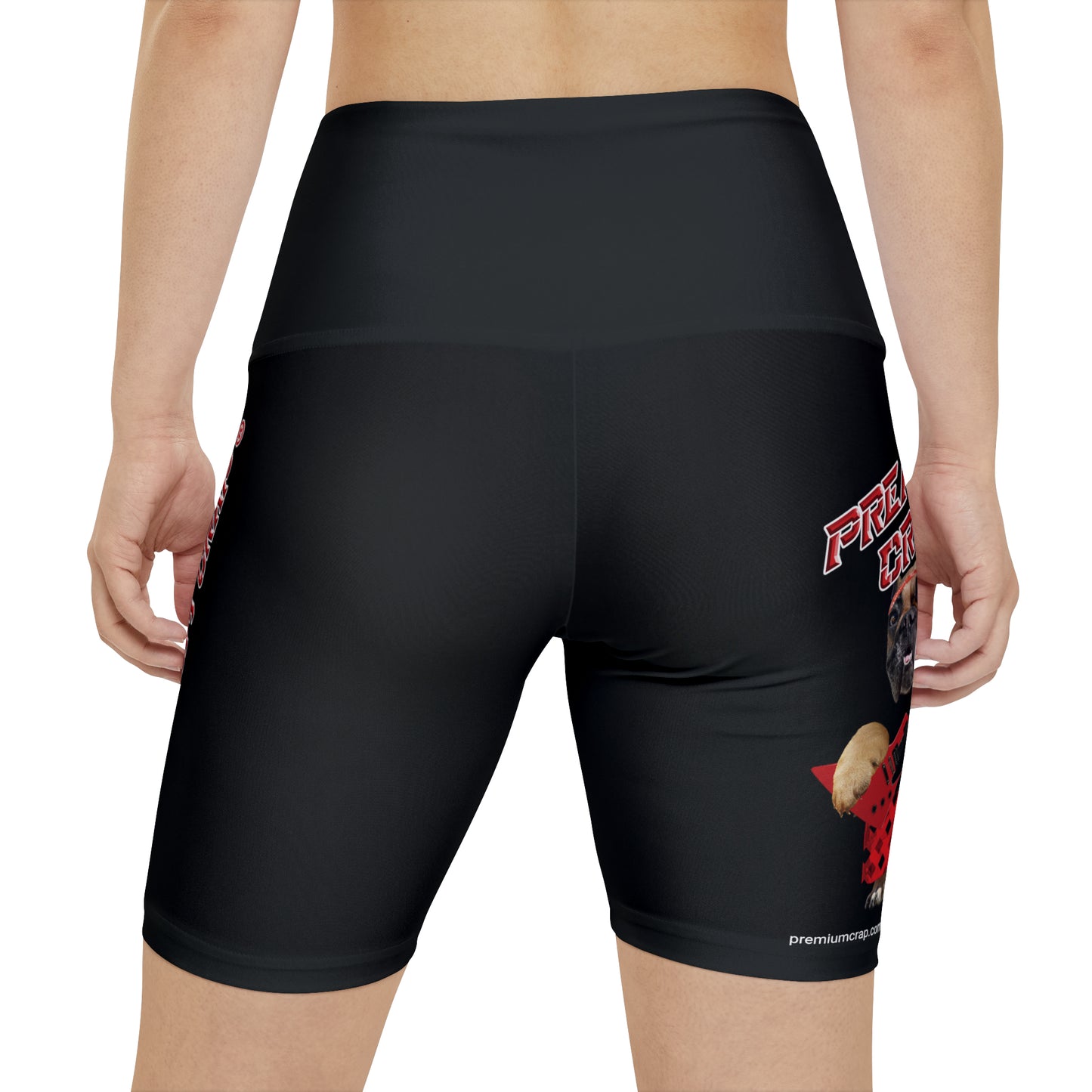 Premium Crap II Women's Workout Shorts - Black