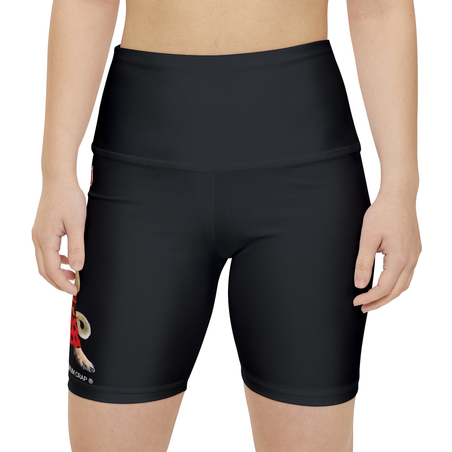 Premium Crap II Women's Workout Shorts - Black