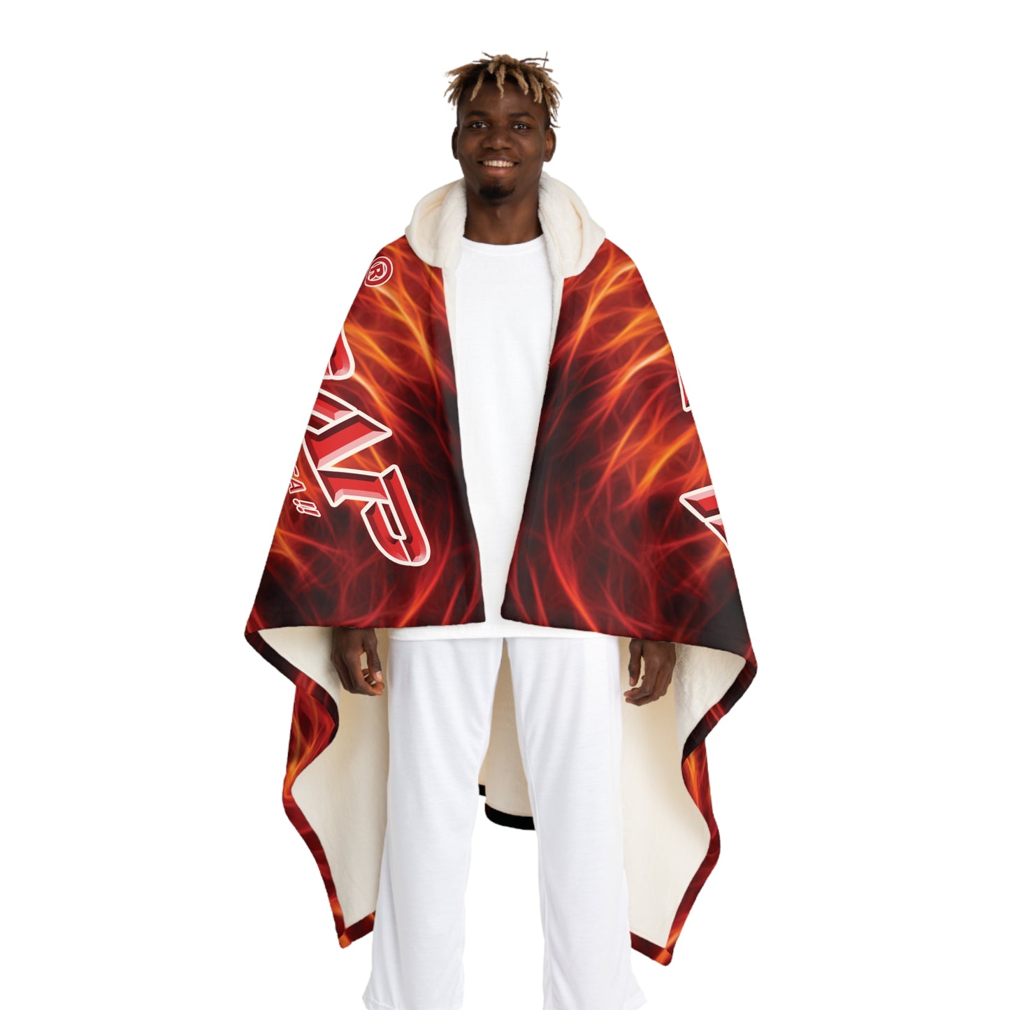 A Piece Of Crap Hooded Sherpa Fleece Blanket