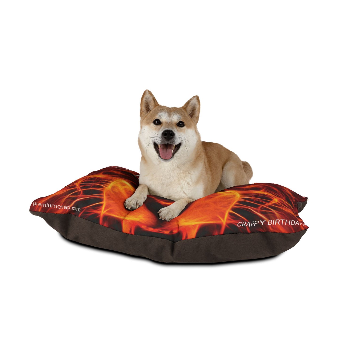 Crappy Birthday Pawfectly Cozy Pet Bed