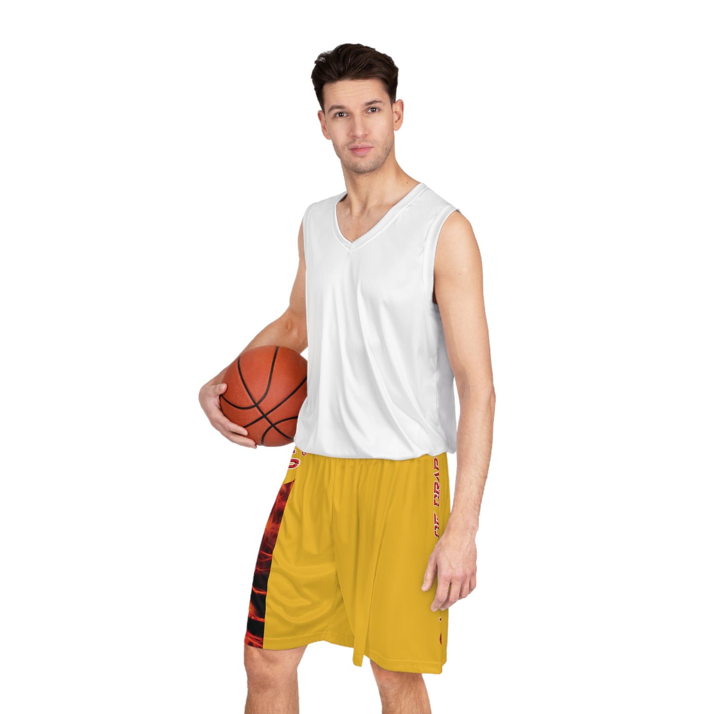 A Piece Of Crap BougieBooty Baller Shorts - Yellow