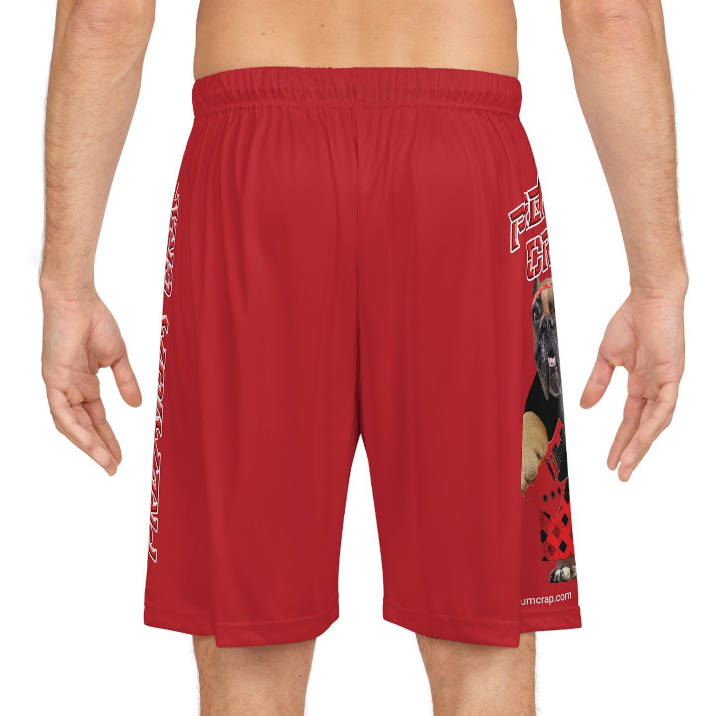 Premium Crap II Basketball Shorts - Dark Red