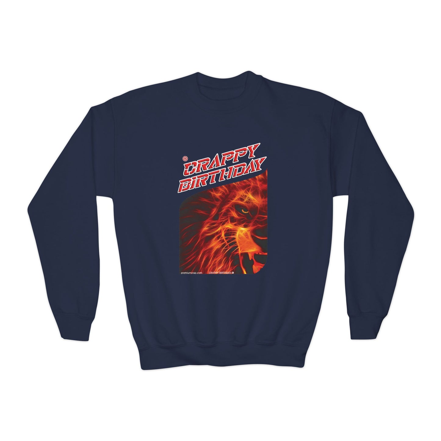 Crappy Birthday Youth Crewneck Sweatshirt