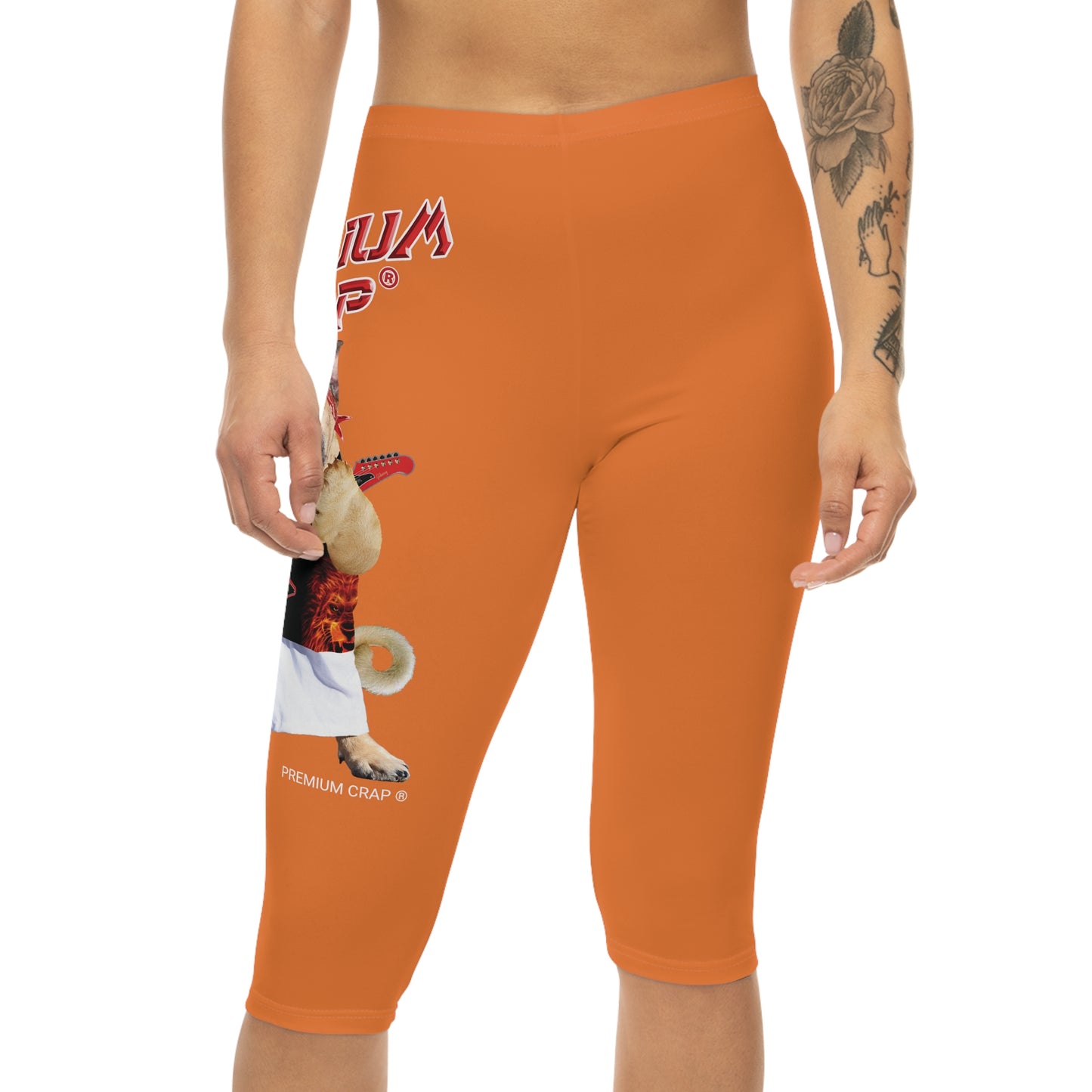 Premium Crap Women’s Capri Leggings - Crusta