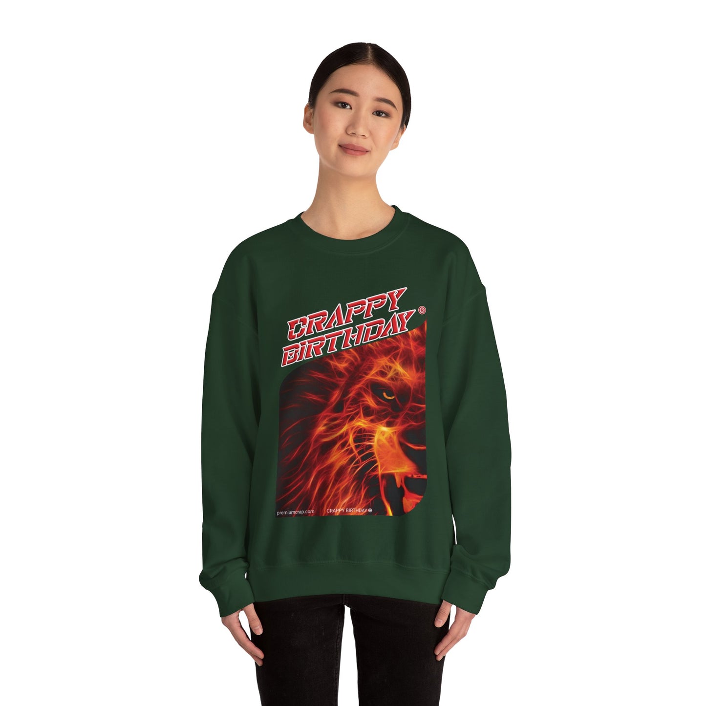 Crappy Birthday Men's Heavy Blend Crewneck Sweatshirt
