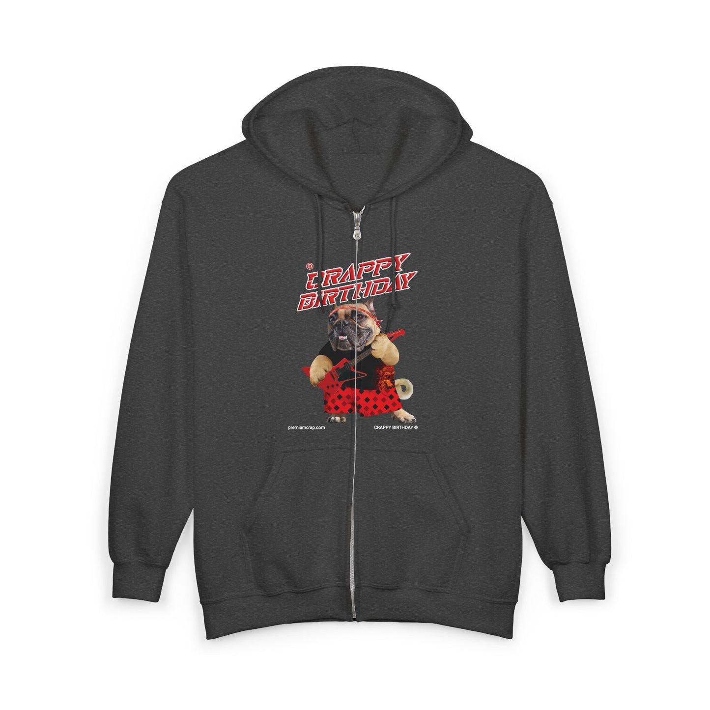 Crappy Birthday II Heavy Blend Full Zip Hooded Sweatshirt