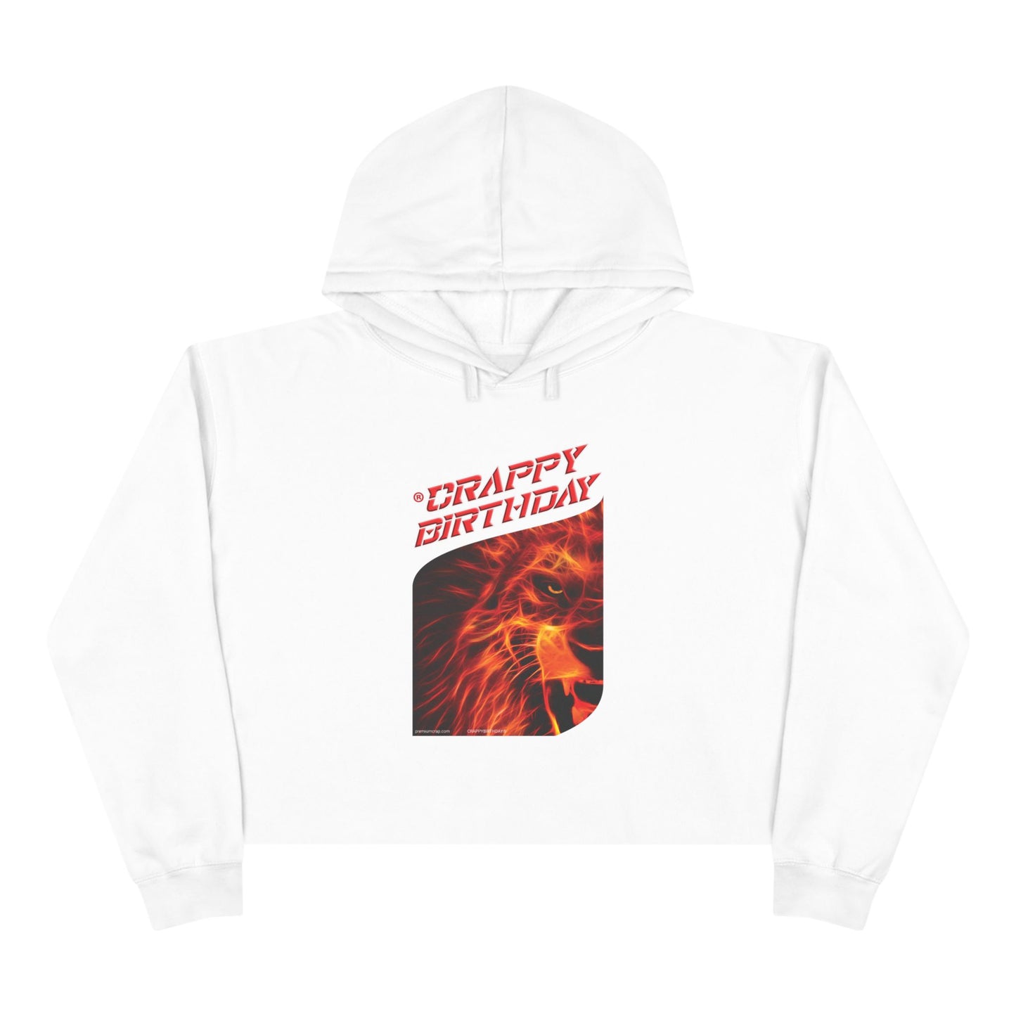 Crappy Birthday Cropped Hoodie