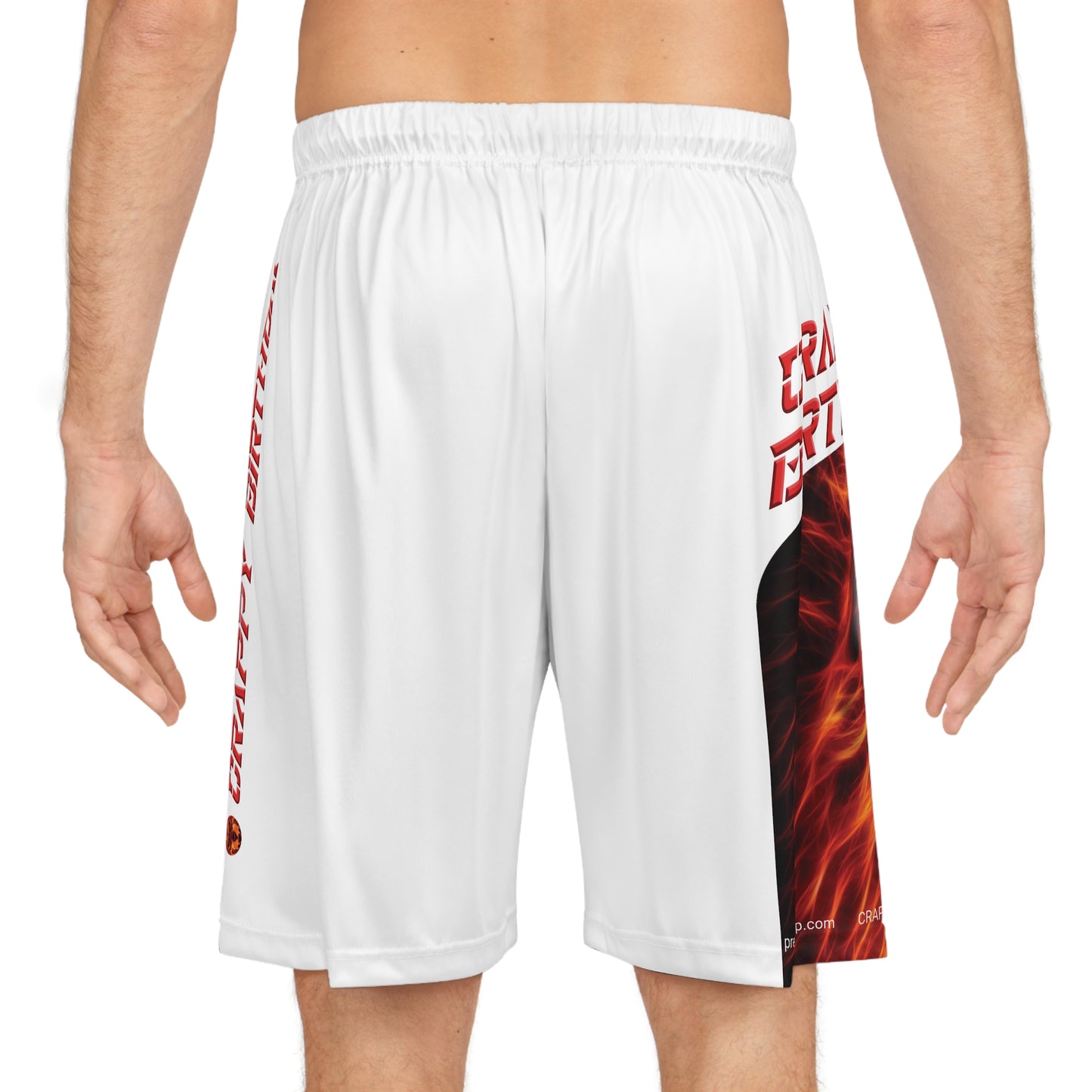 Crappy Birthday BougieBooty Baller Shorts - White