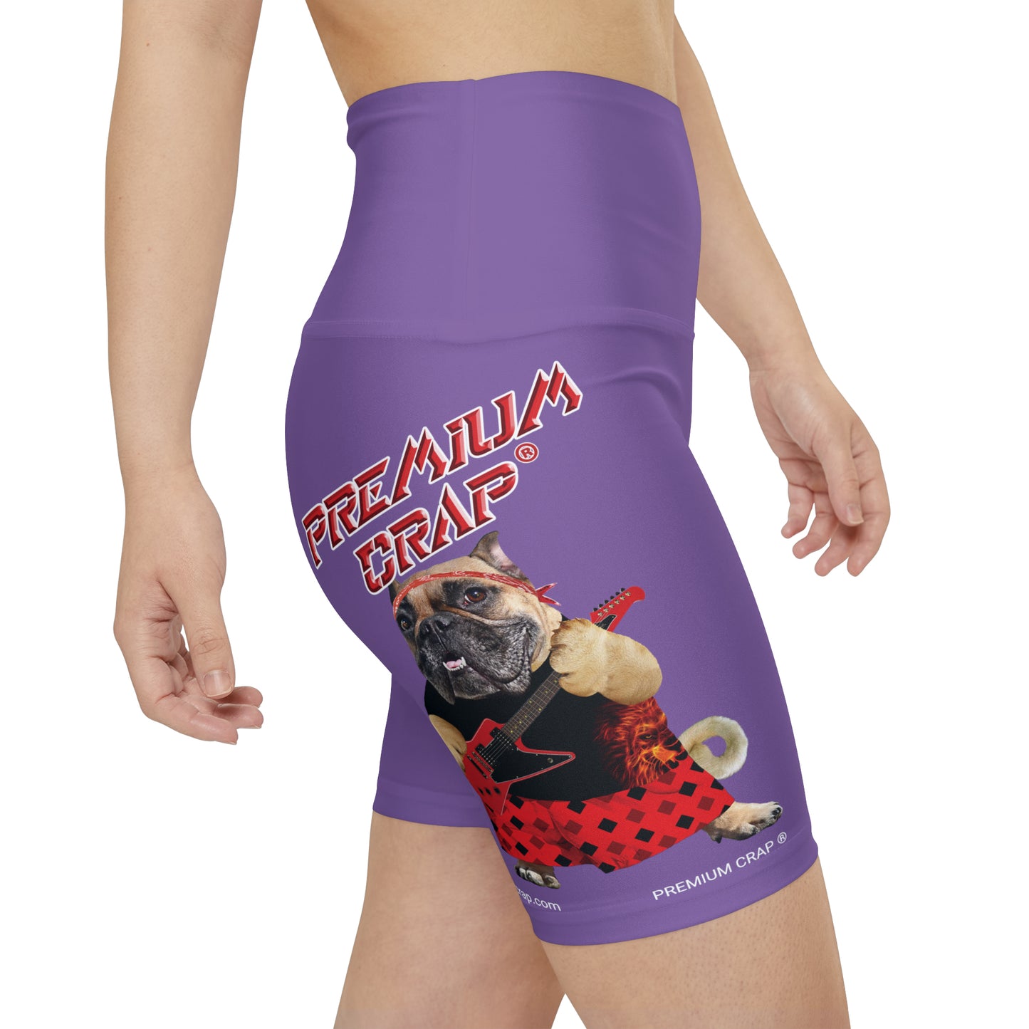 Premium Crap II Women's Workout Shorts - Light Purple