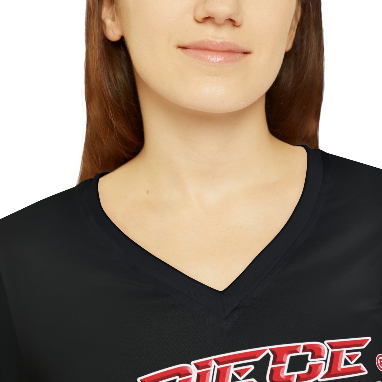 A Piece Of Crap II Women's Long Sleeve V-neck Shirt - Black
