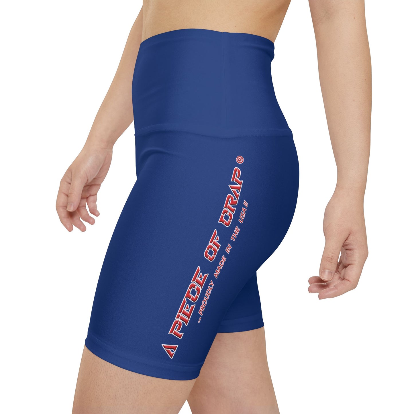 A Piece Of Crap II Women's Workout Shorts - Dark Blue