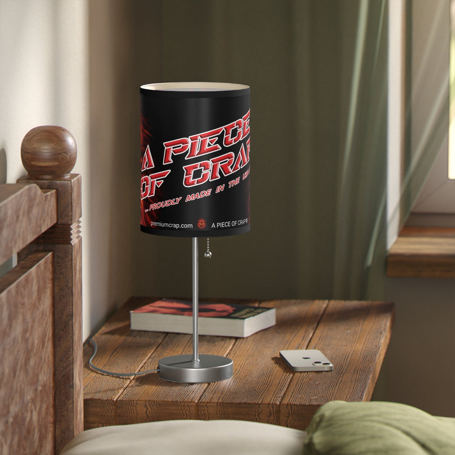 A Piece Of Crap Lamp on a Stand