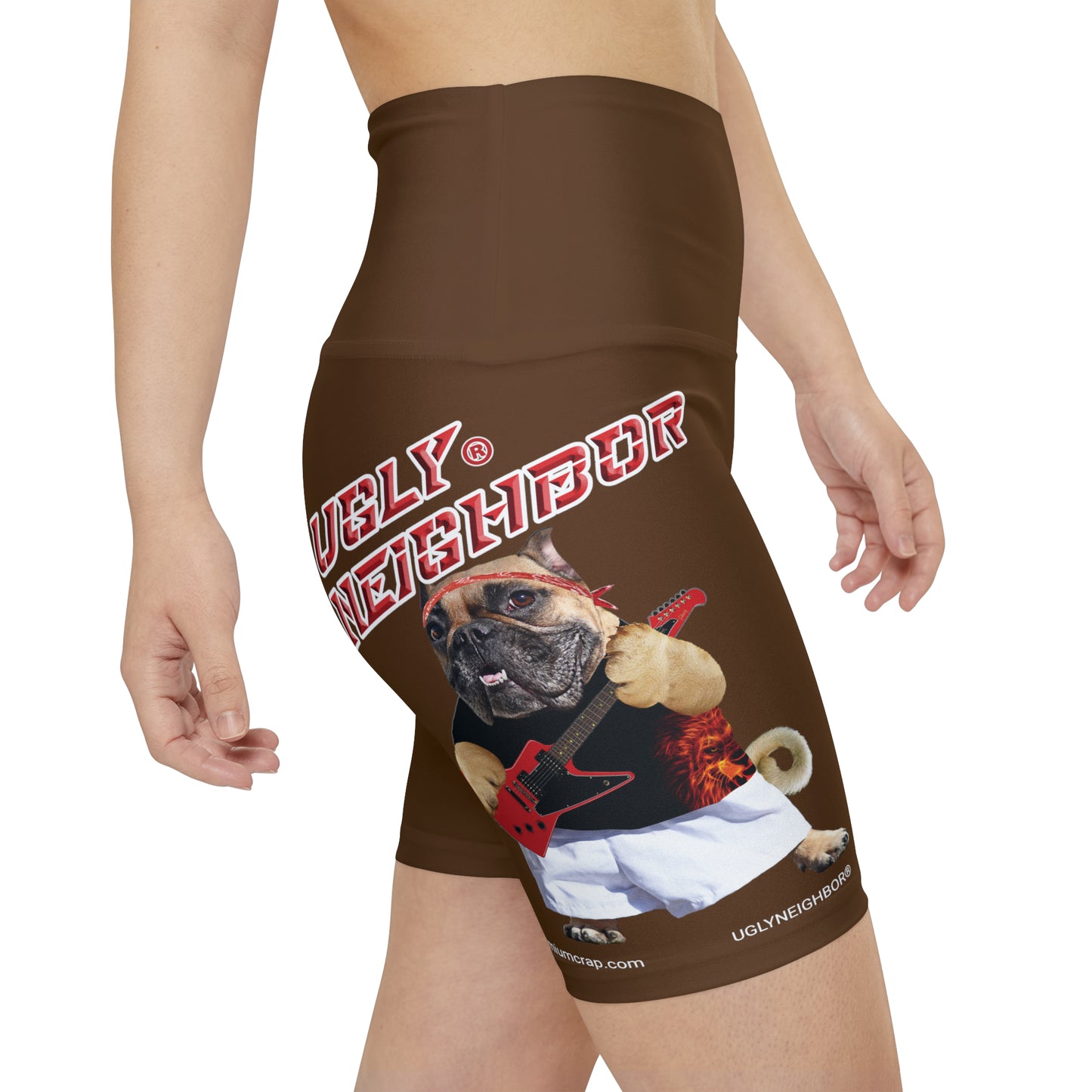 Ugly Neighbor WorkoutWit Shorts - Brown