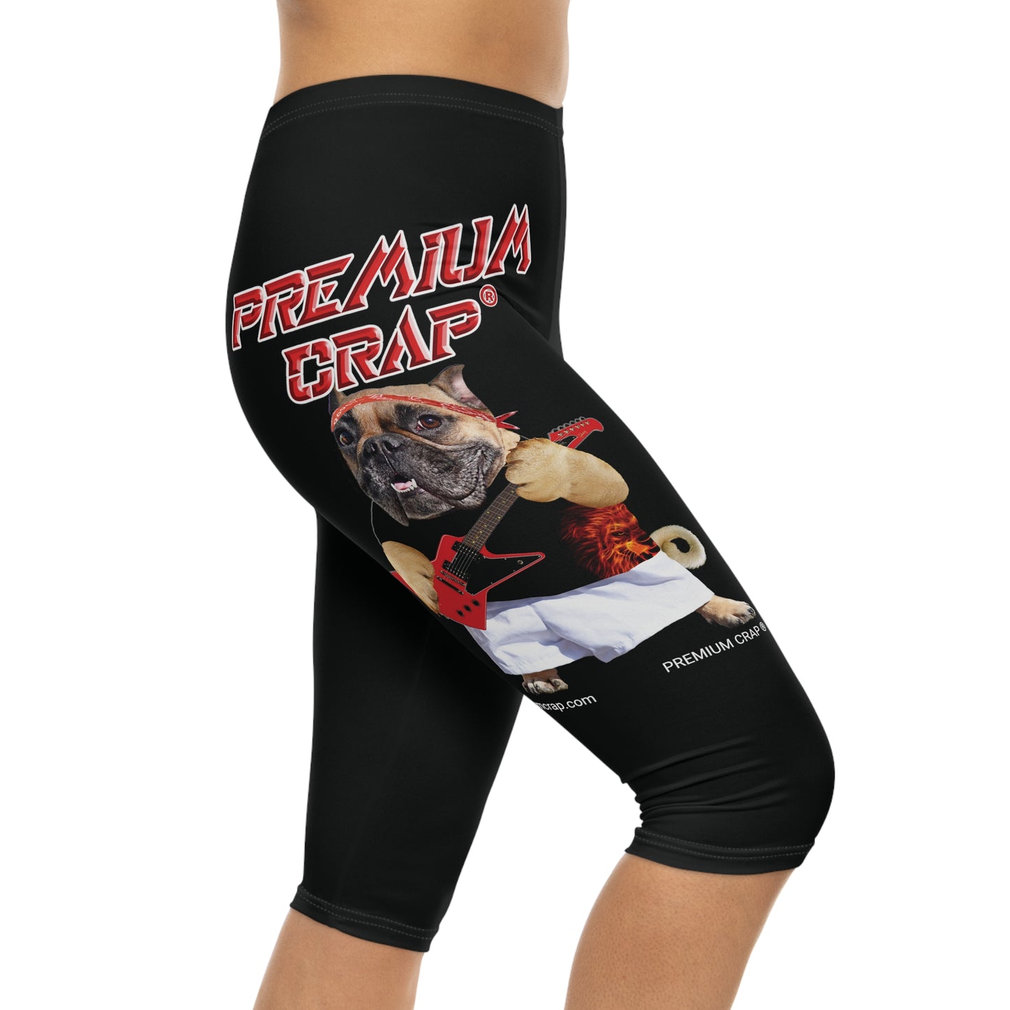 Premium Crap Women’s Capri Leggings - Black