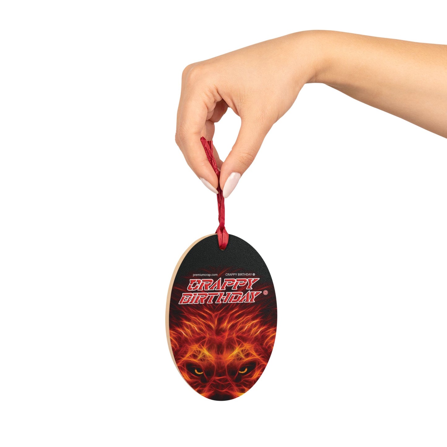 Crappy Birthday Wooden Ornaments