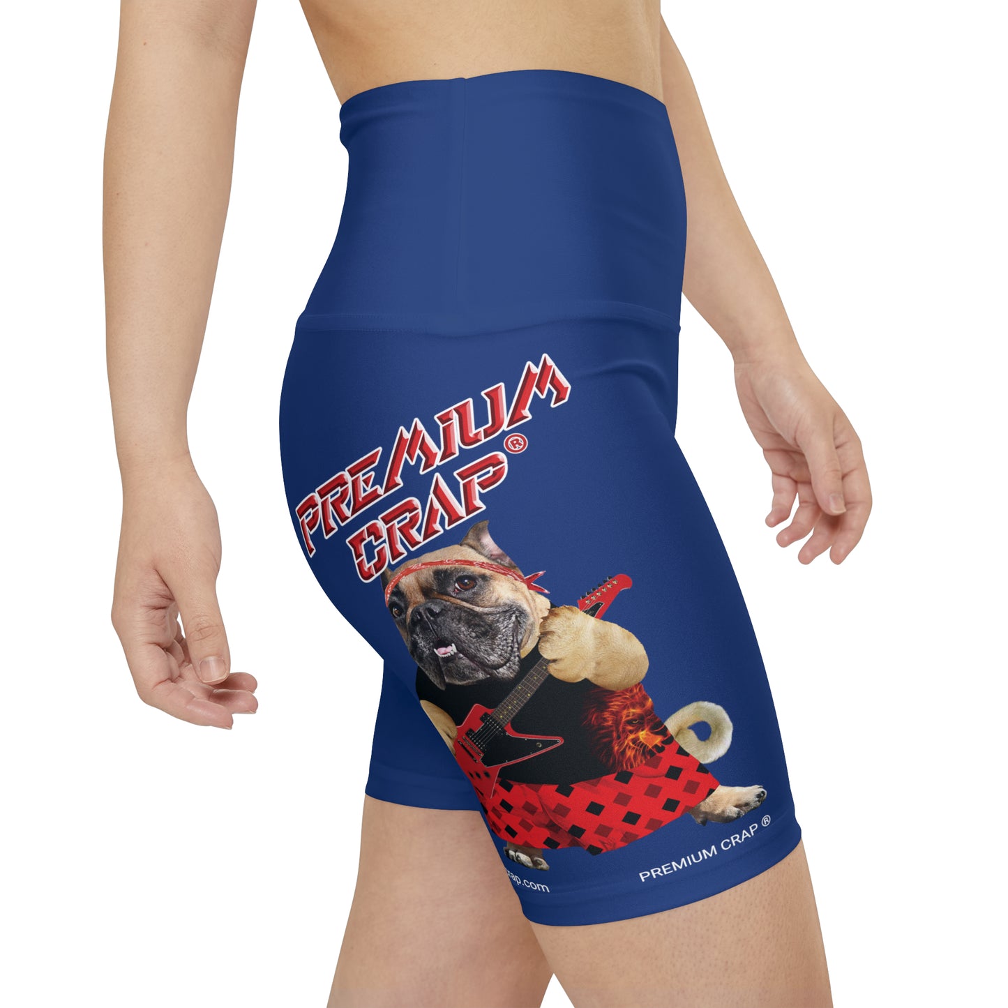 Premium Crap II Women's Workout Shorts - Dark Blue