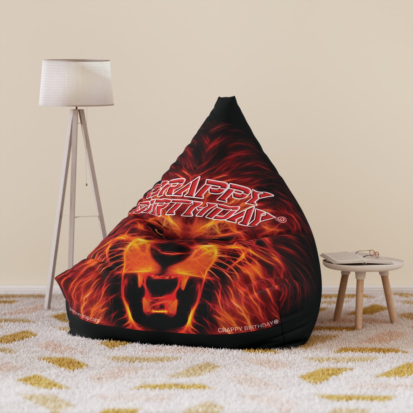 Crappy Birthday Bean Bag Chair Cover