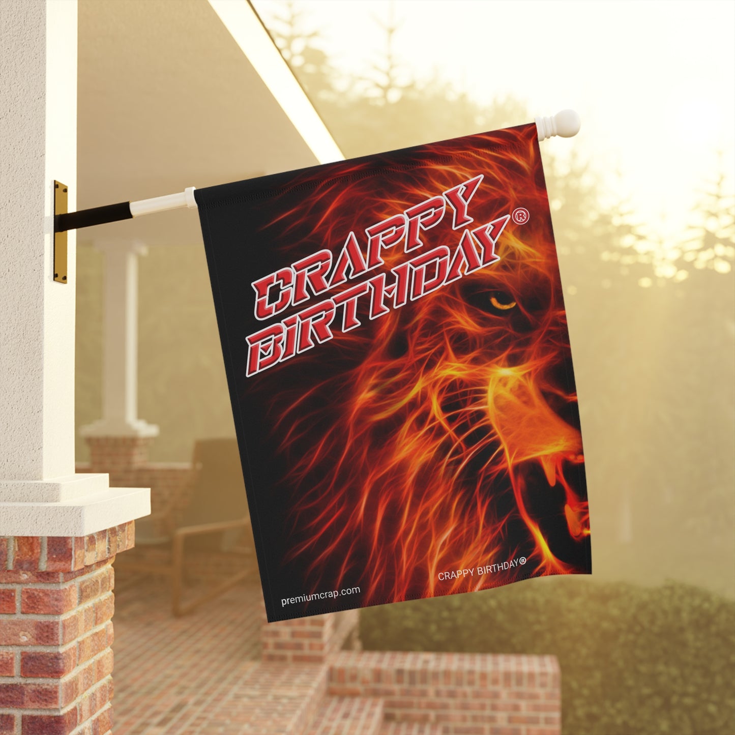 Crappy Birthday Garden & House Banner