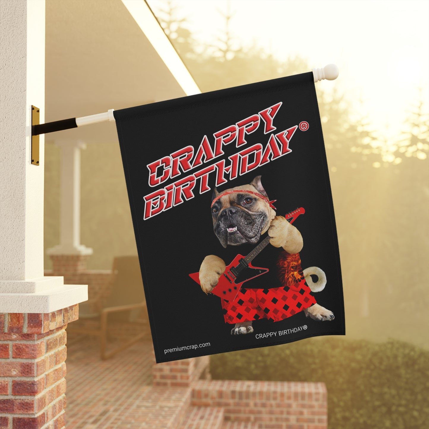 Crappy Birthday II Garden & House Banner