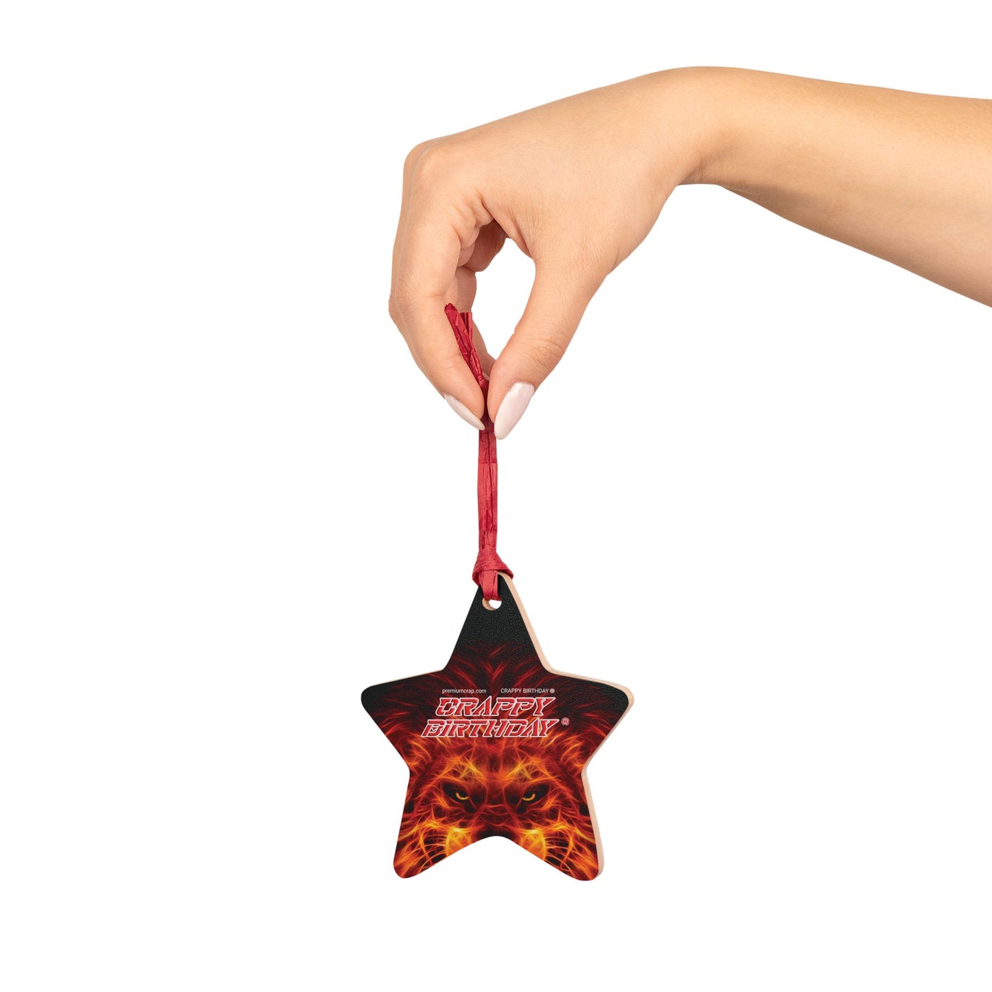 Crappy Birthday Wooden Ornaments